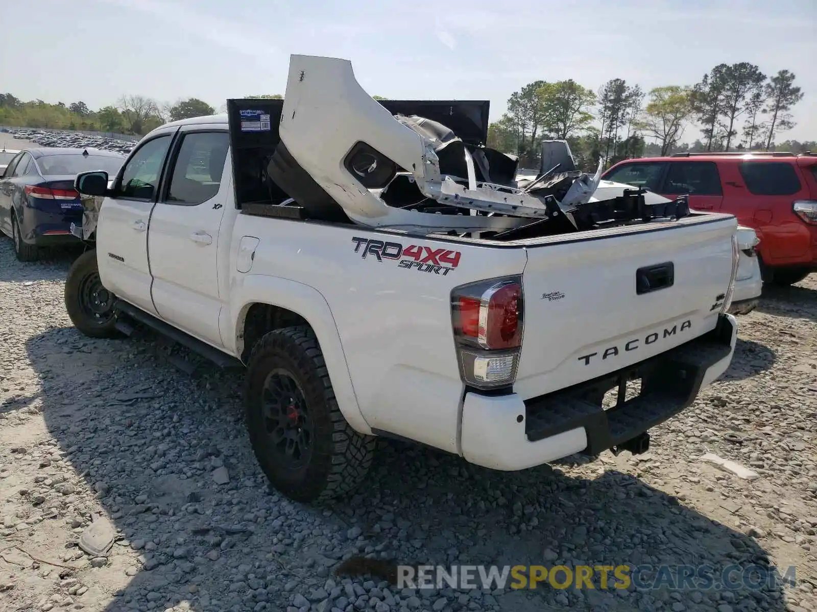 3 Photograph of a damaged car 3TMCZ5AN4LM355846 TOYOTA TACOMA 2020