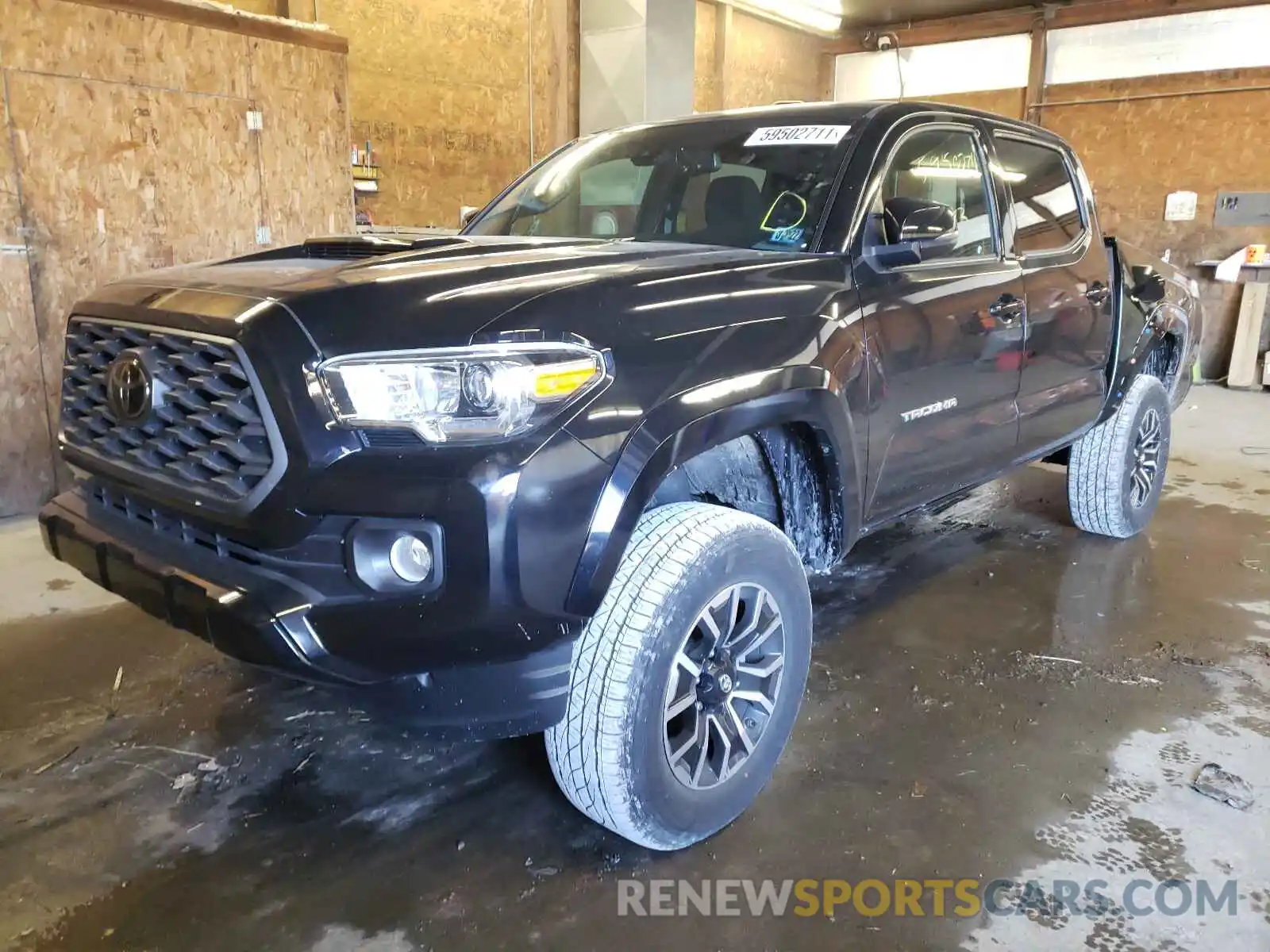 2 Photograph of a damaged car 3TMCZ5AN4LM360058 TOYOTA TACOMA 2020