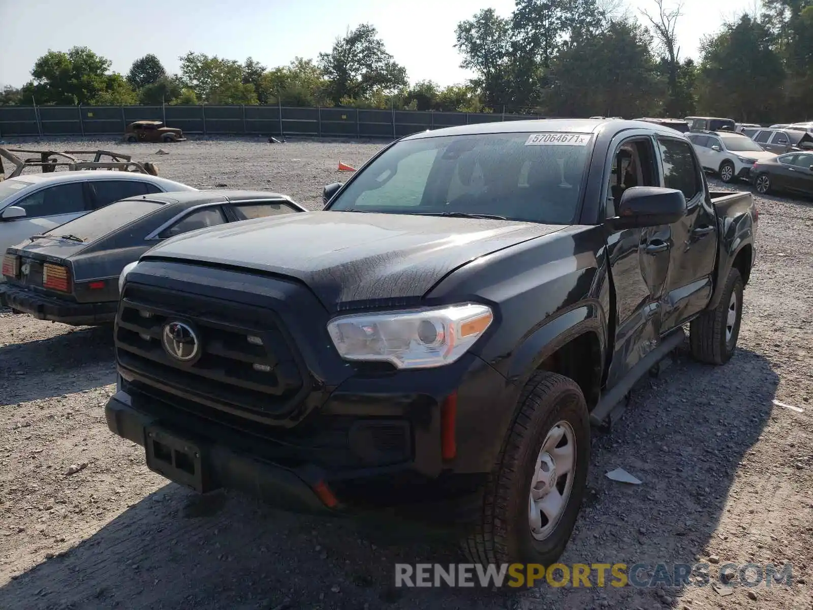 2 Photograph of a damaged car 3TMCZ5AN4LM360108 TOYOTA TACOMA 2020