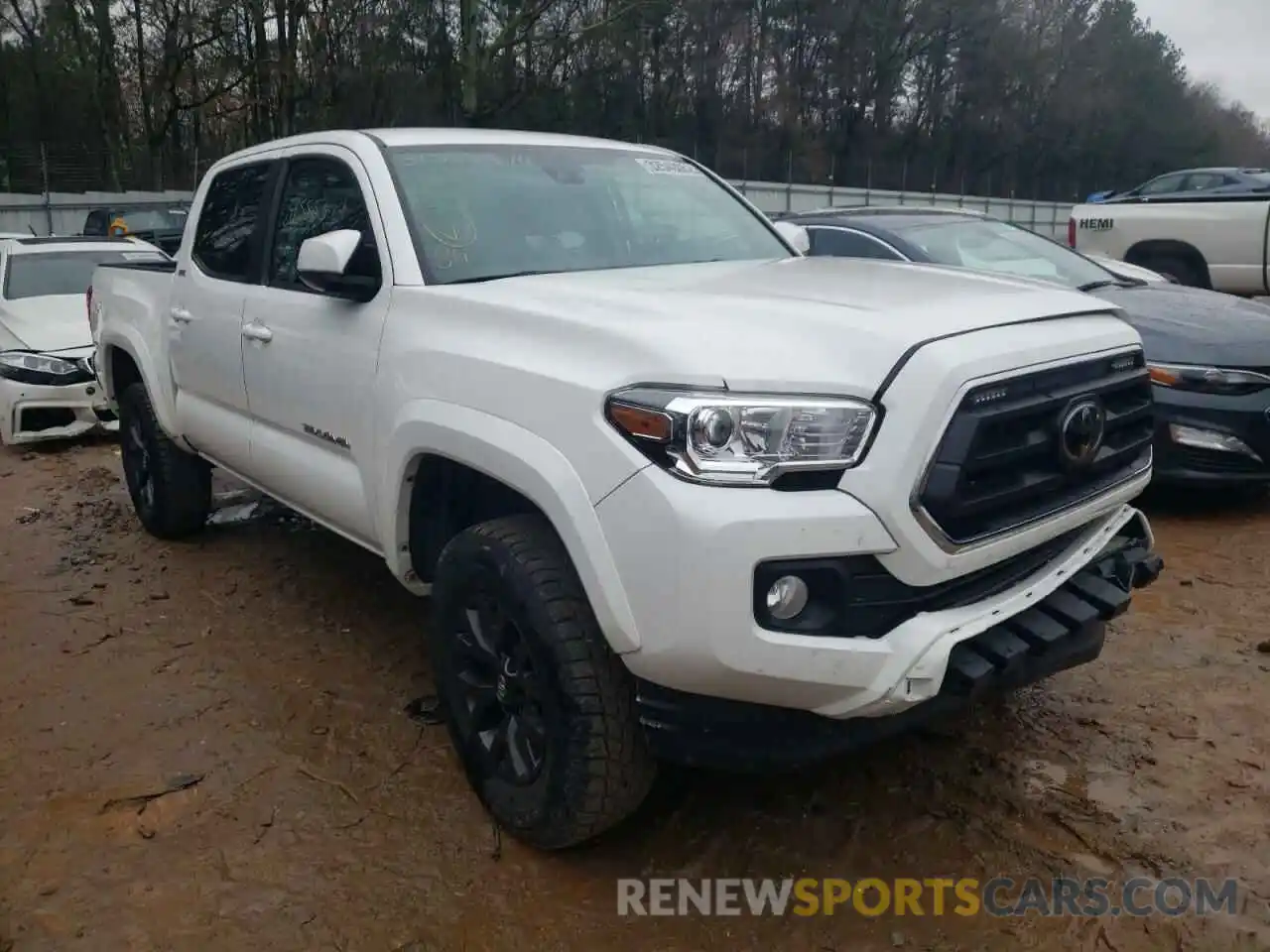 1 Photograph of a damaged car 3TMCZ5AN4LM360447 TOYOTA TACOMA 2020