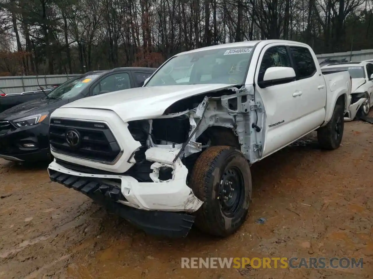 2 Photograph of a damaged car 3TMCZ5AN4LM360447 TOYOTA TACOMA 2020