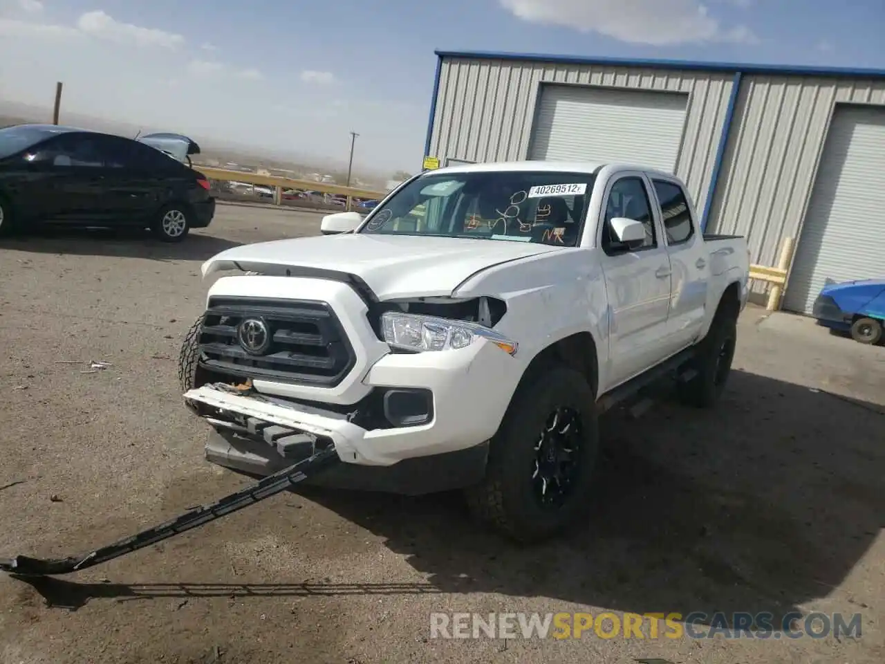 2 Photograph of a damaged car 3TMCZ5AN4LM361789 TOYOTA TACOMA 2020