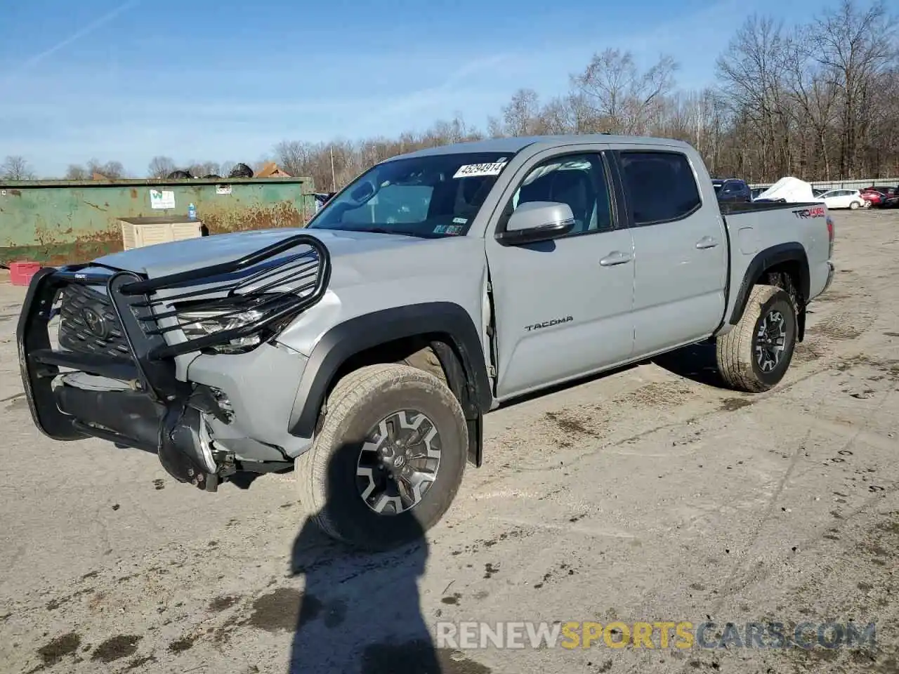 1 Photograph of a damaged car 3TMCZ5AN4LM365972 TOYOTA TACOMA 2020