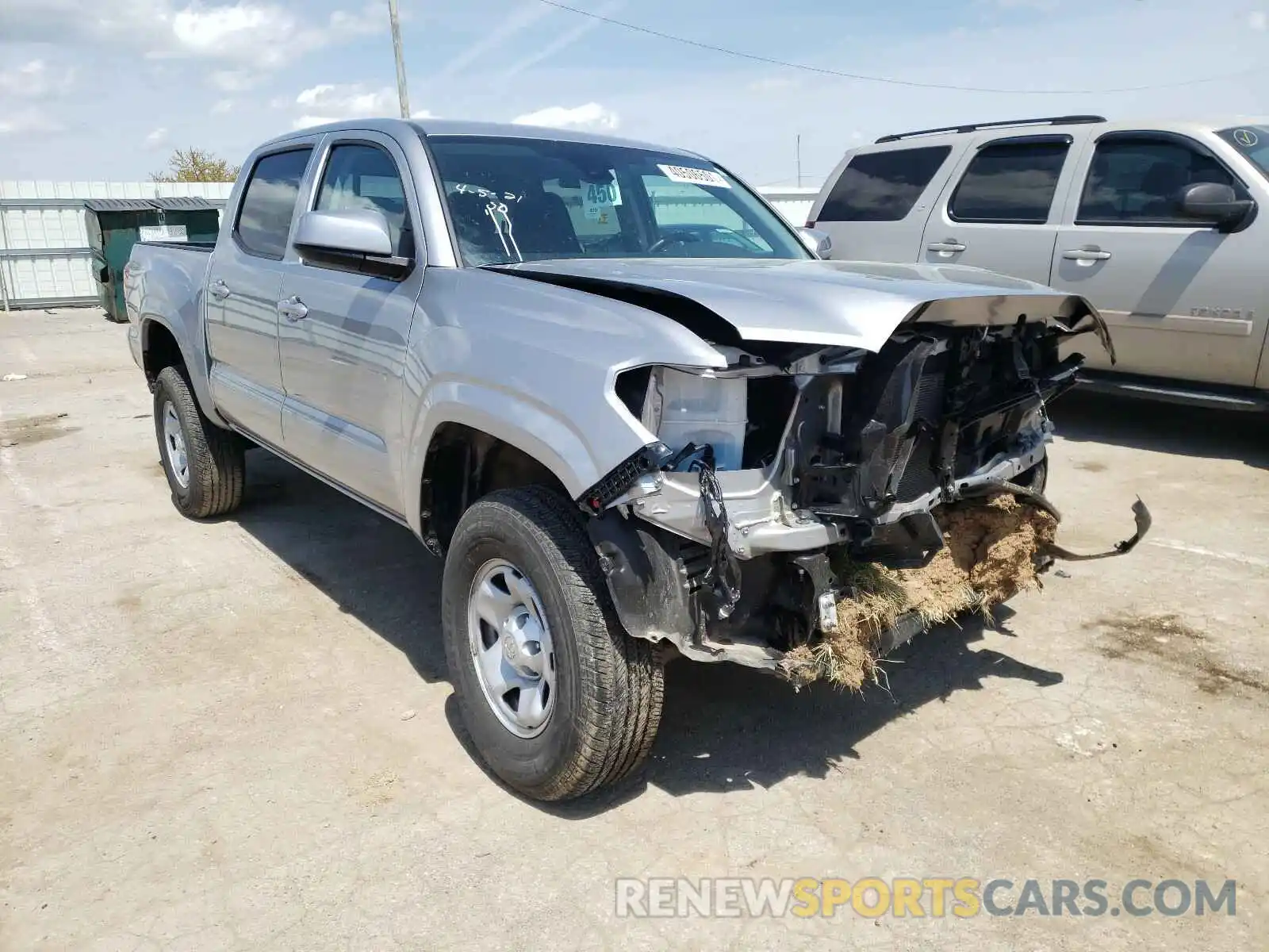 1 Photograph of a damaged car 3TMCZ5AN4LM368063 TOYOTA TACOMA 2020