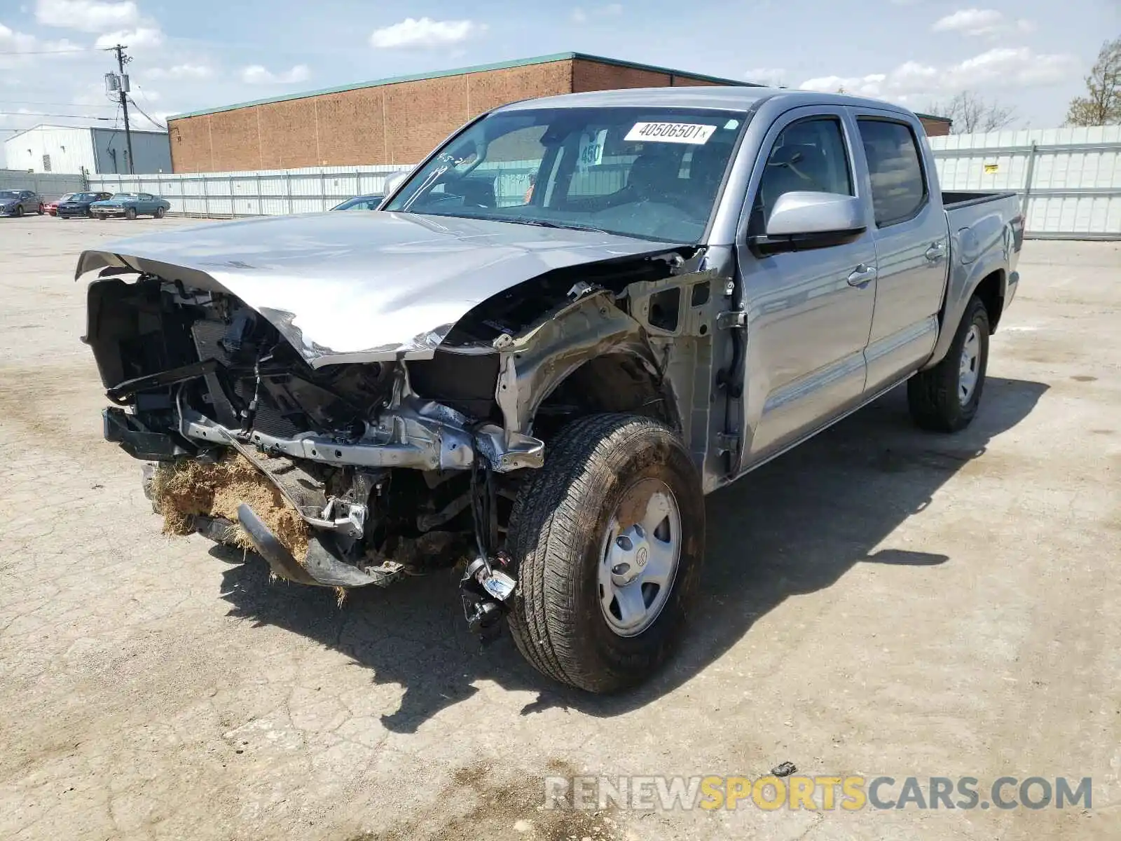 2 Photograph of a damaged car 3TMCZ5AN4LM368063 TOYOTA TACOMA 2020