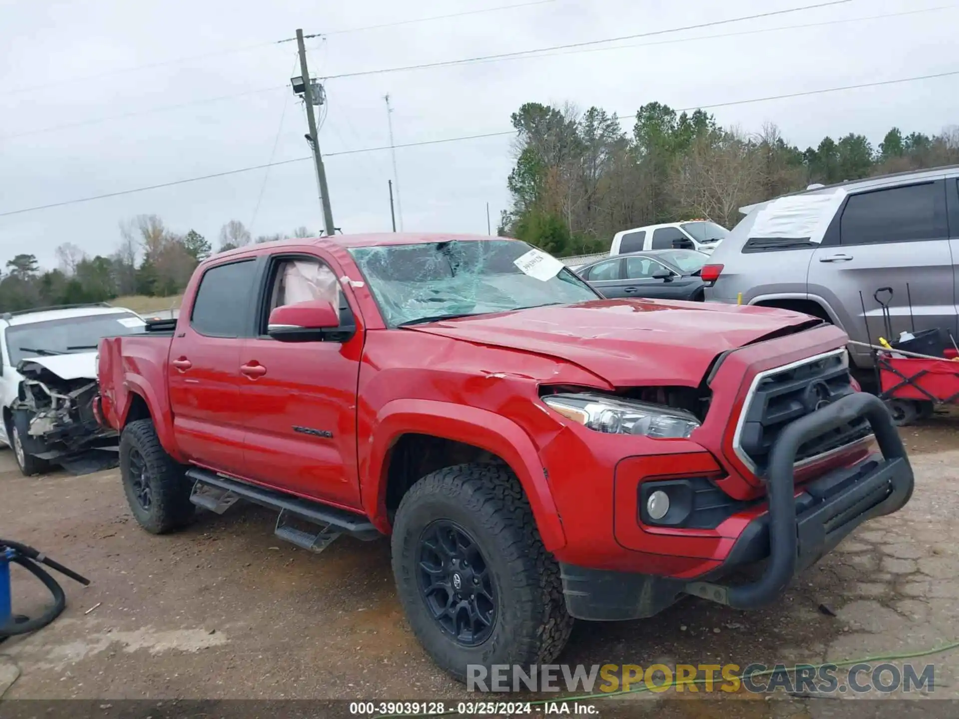 1 Photograph of a damaged car 3TMCZ5AN4LM368130 TOYOTA TACOMA 2020