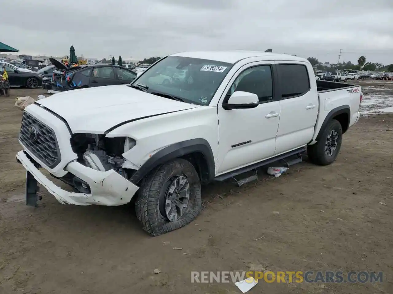 1 Photograph of a damaged car 3TMCZ5AN4LM368693 TOYOTA TACOMA 2020