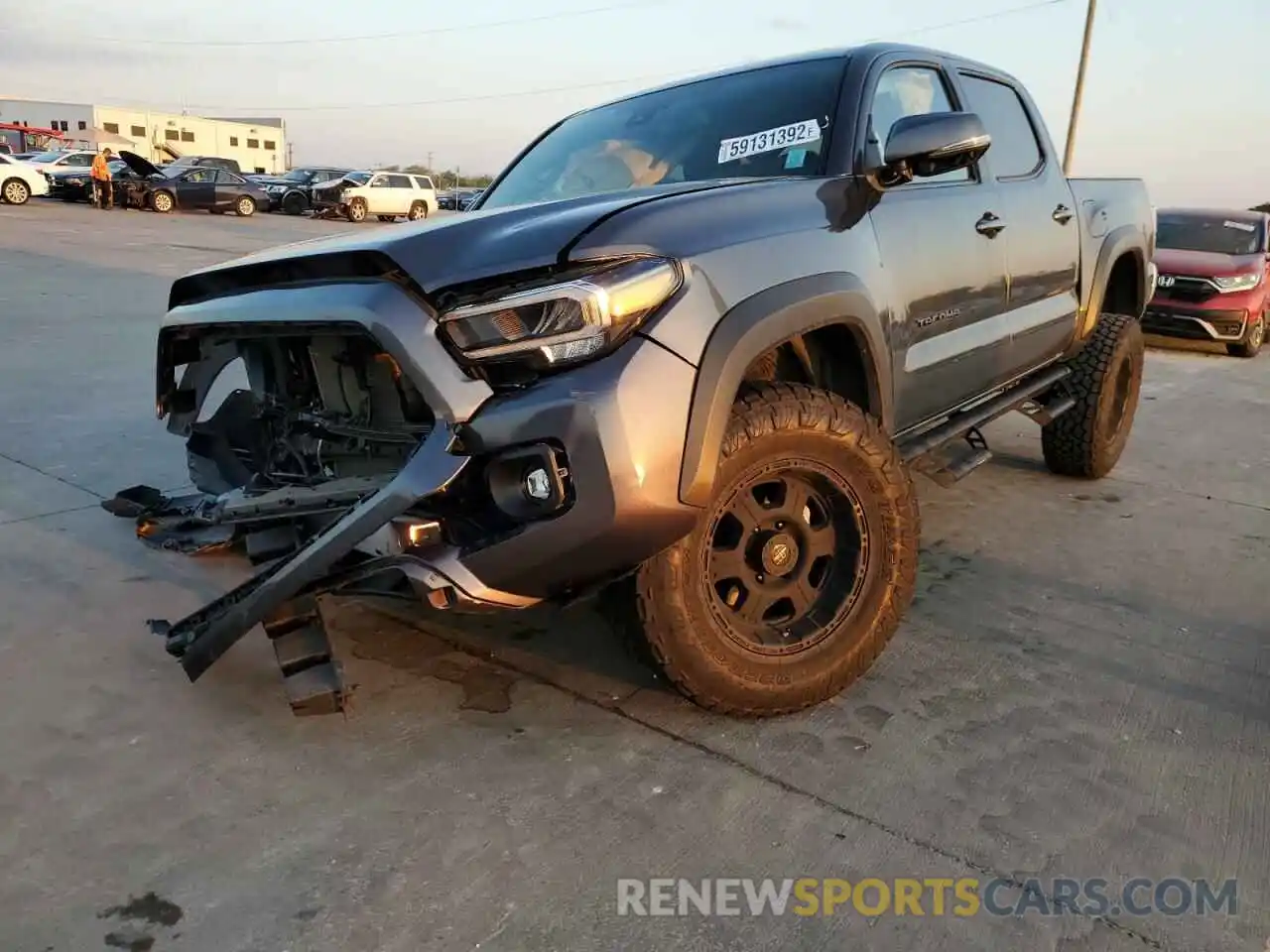 2 Photograph of a damaged car 3TMCZ5AN4LM369729 TOYOTA TACOMA 2020