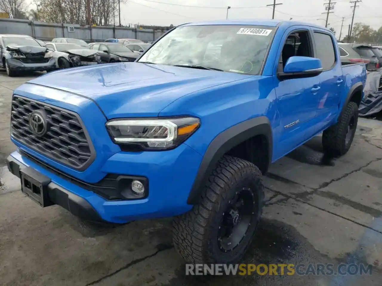 2 Photograph of a damaged car 3TMCZ5AN5LM288481 TOYOTA TACOMA 2020