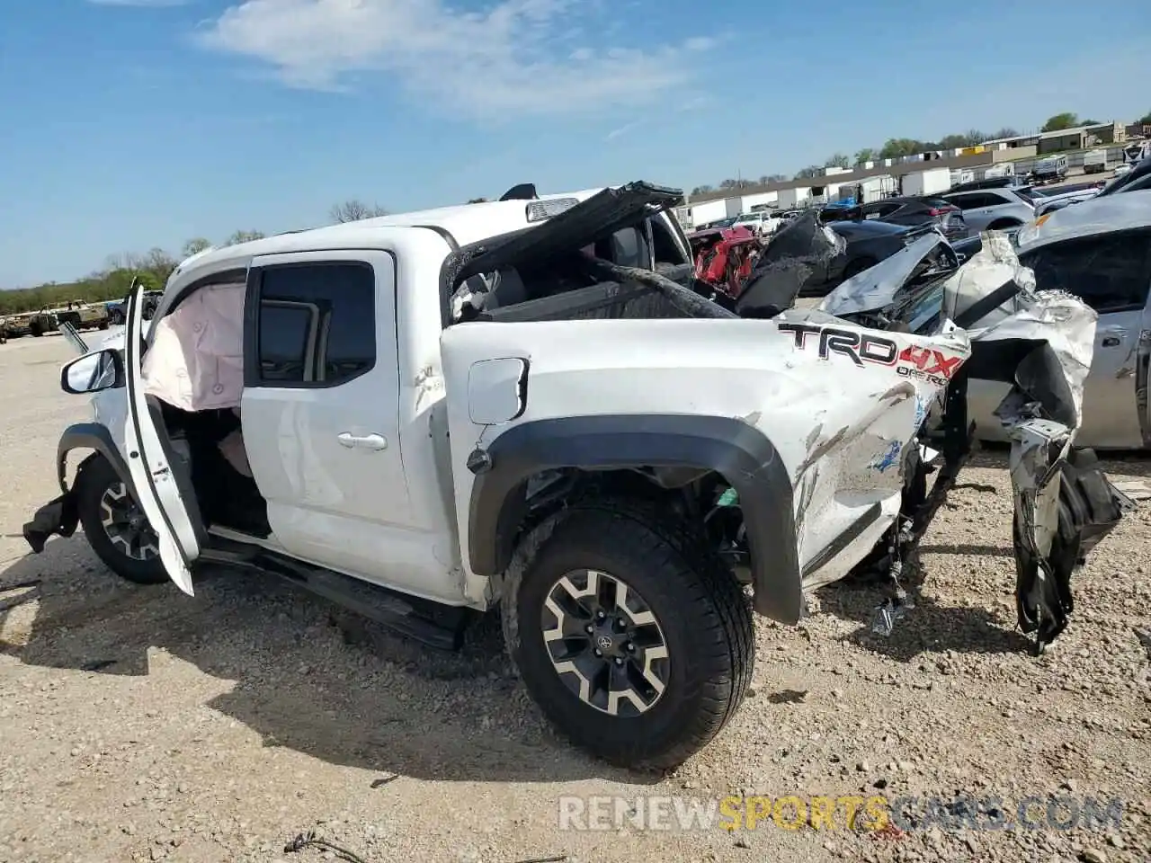 2 Photograph of a damaged car 3TMCZ5AN5LM290537 TOYOTA TACOMA 2020