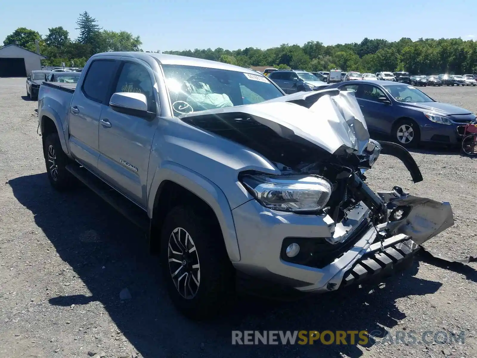 1 Photograph of a damaged car 3TMCZ5AN5LM291350 TOYOTA TACOMA 2020