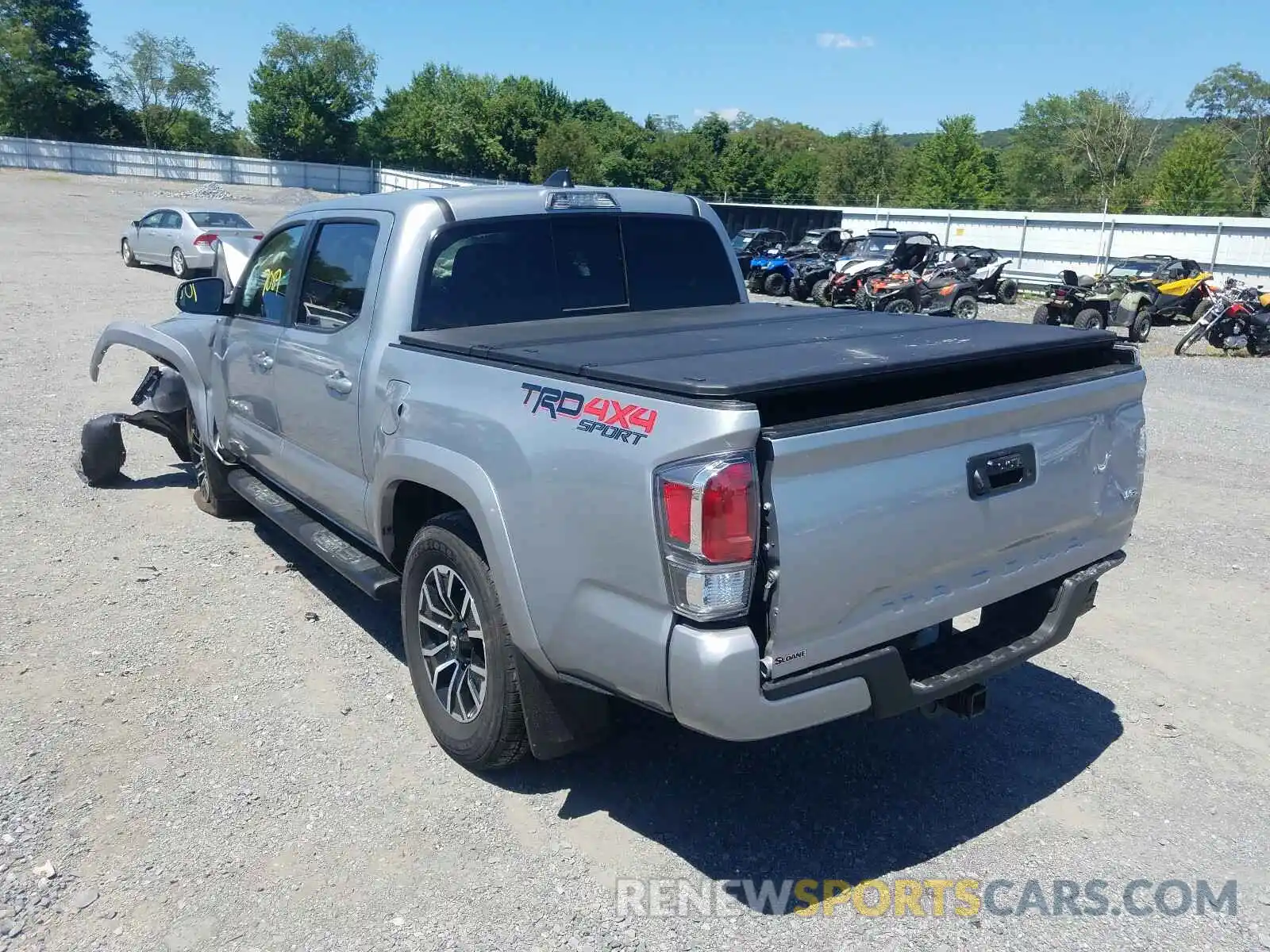 3 Photograph of a damaged car 3TMCZ5AN5LM291350 TOYOTA TACOMA 2020