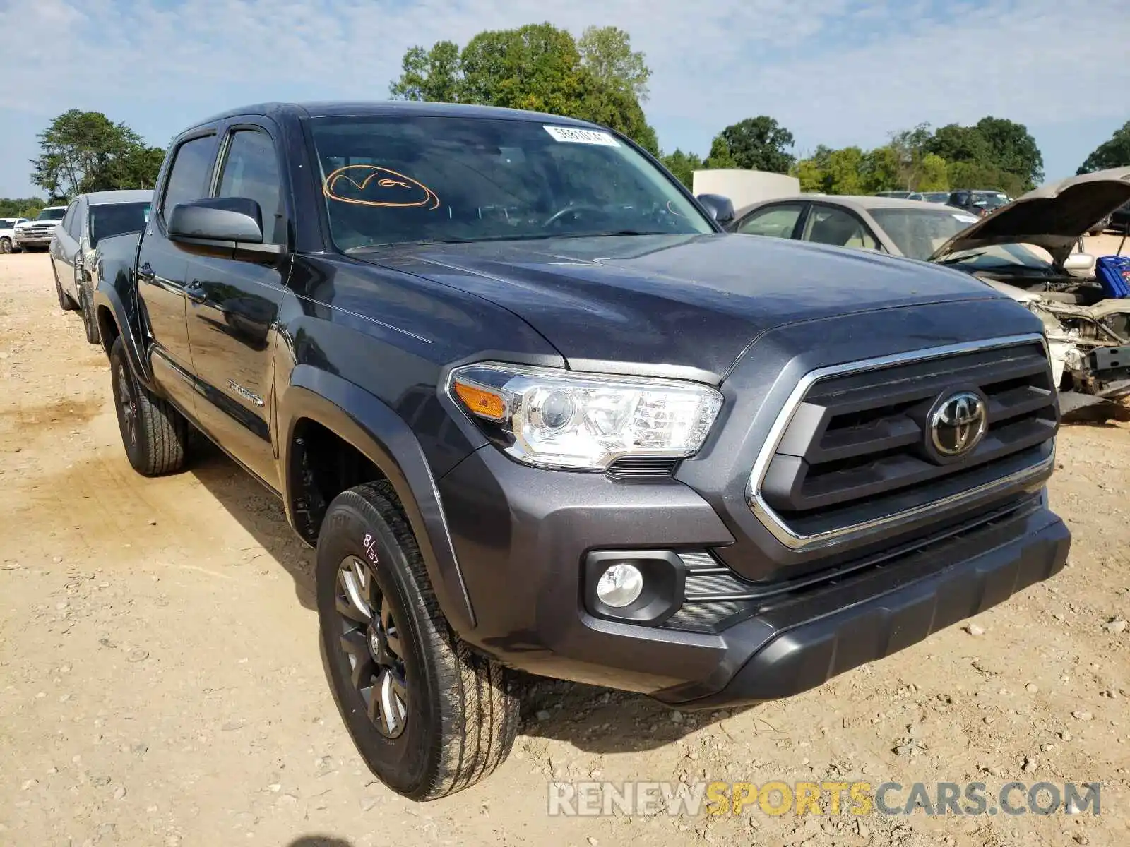 1 Photograph of a damaged car 3TMCZ5AN5LM298380 TOYOTA TACOMA 2020