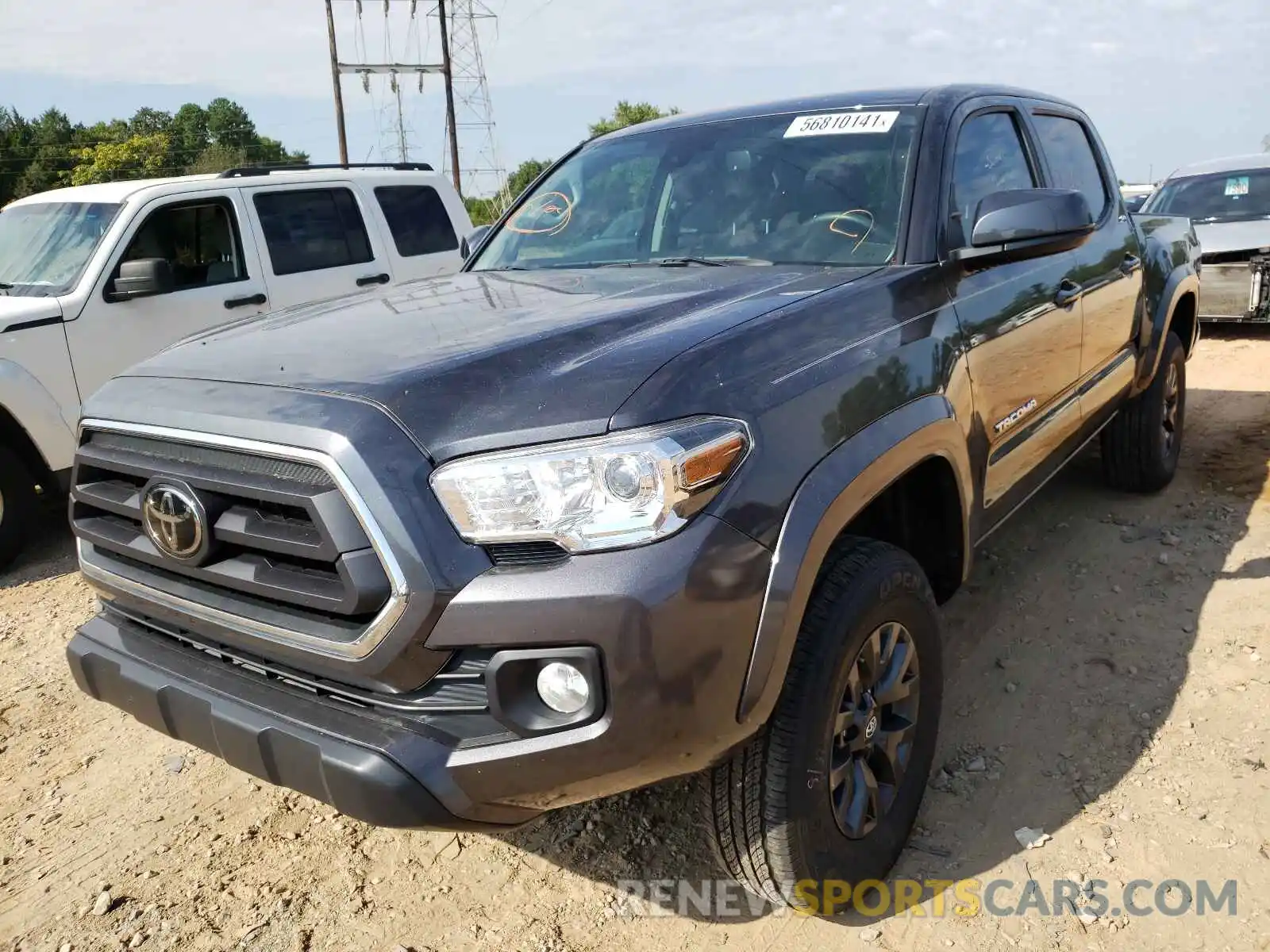 2 Photograph of a damaged car 3TMCZ5AN5LM298380 TOYOTA TACOMA 2020