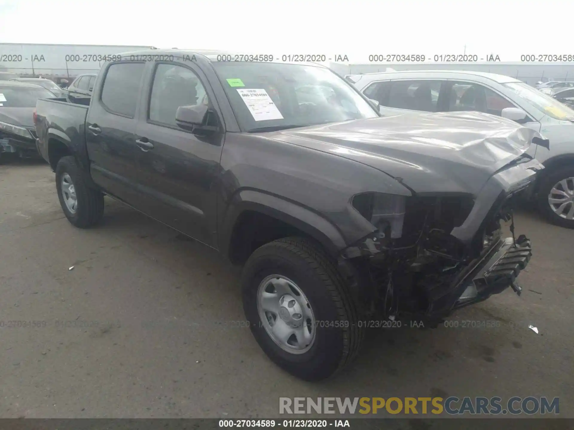 1 Photograph of a damaged car 3TMCZ5AN5LM304307 TOYOTA TACOMA 2020