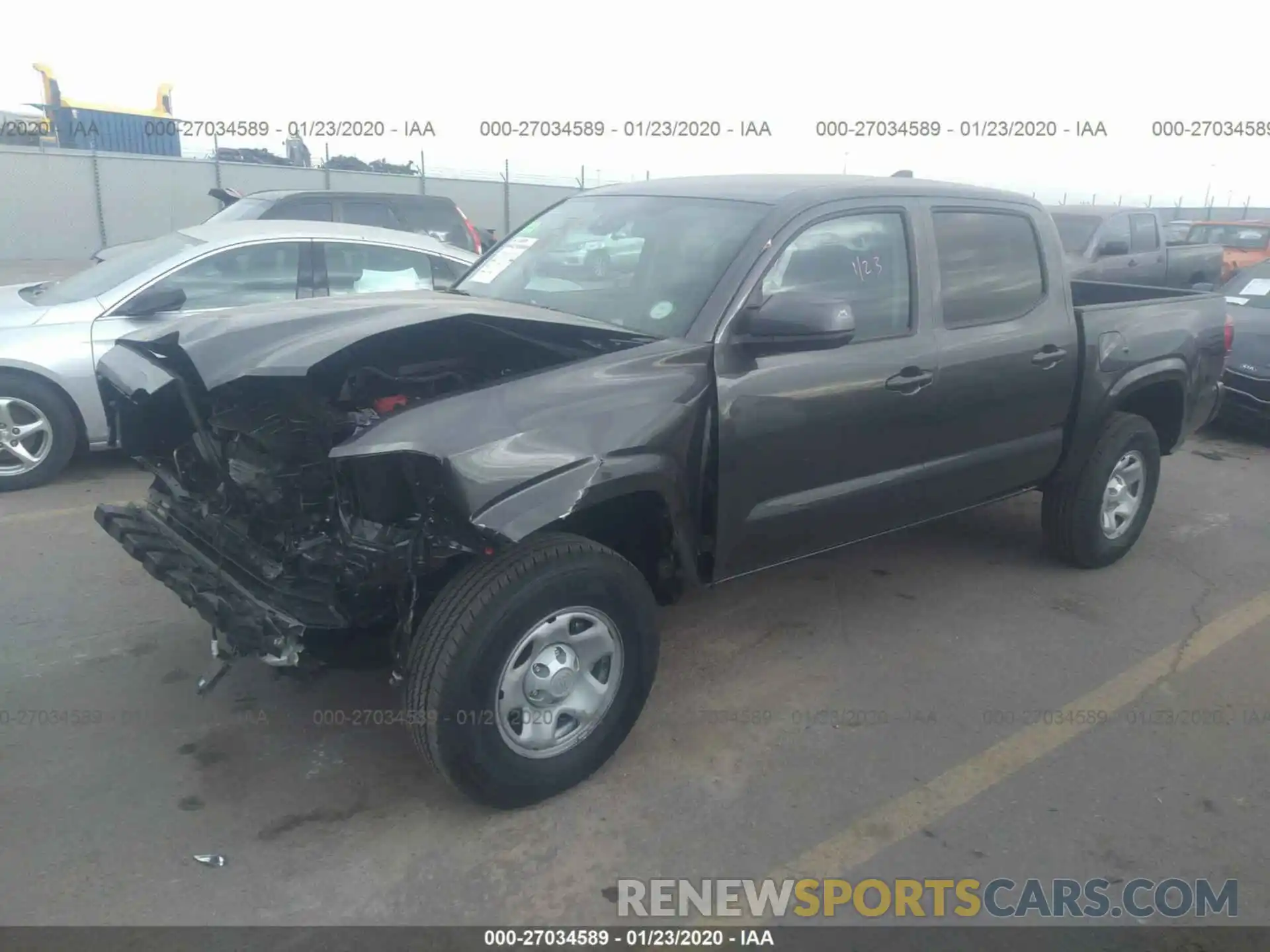 2 Photograph of a damaged car 3TMCZ5AN5LM304307 TOYOTA TACOMA 2020