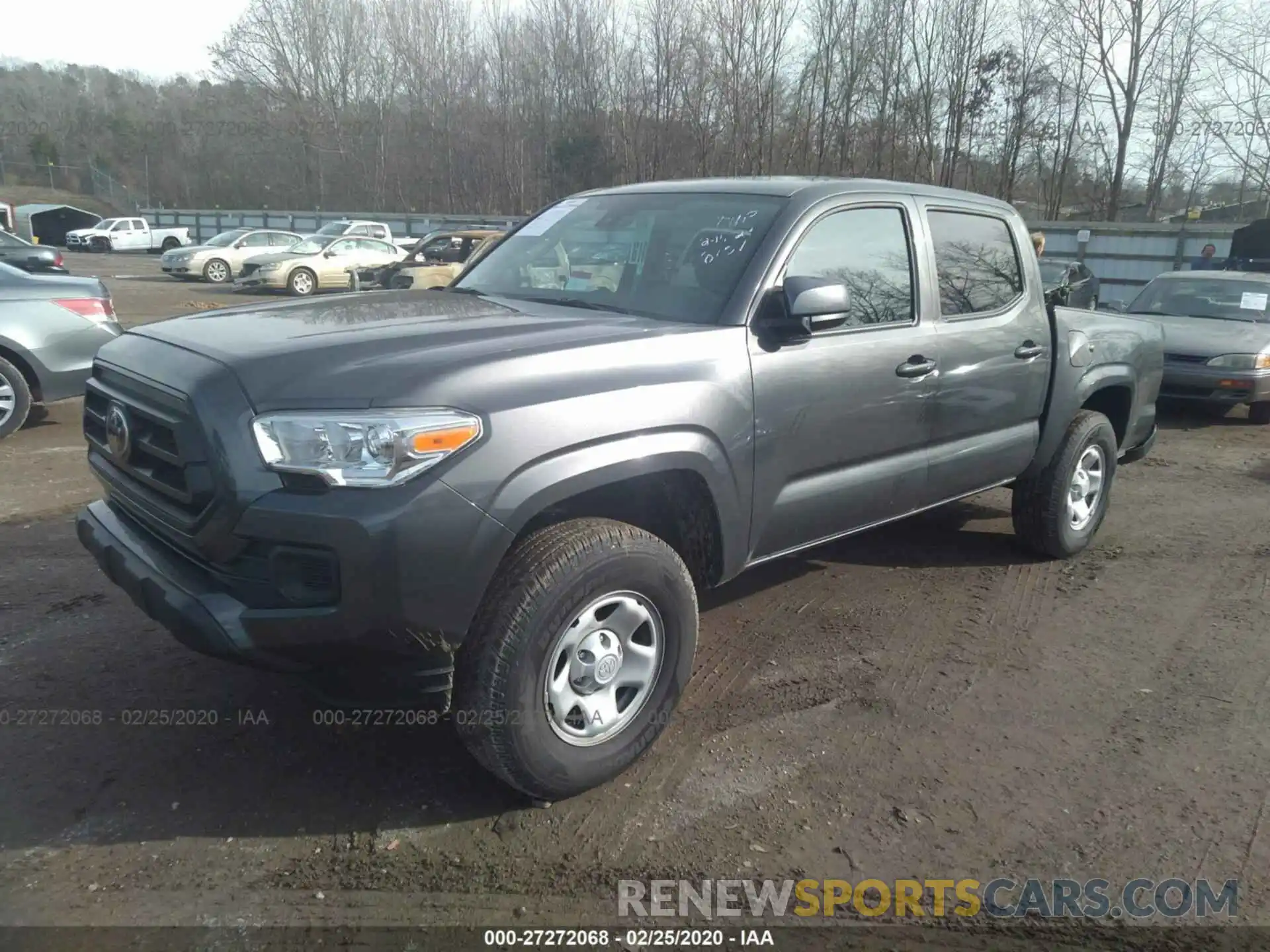 2 Photograph of a damaged car 3TMCZ5AN5LM308857 TOYOTA TACOMA 2020