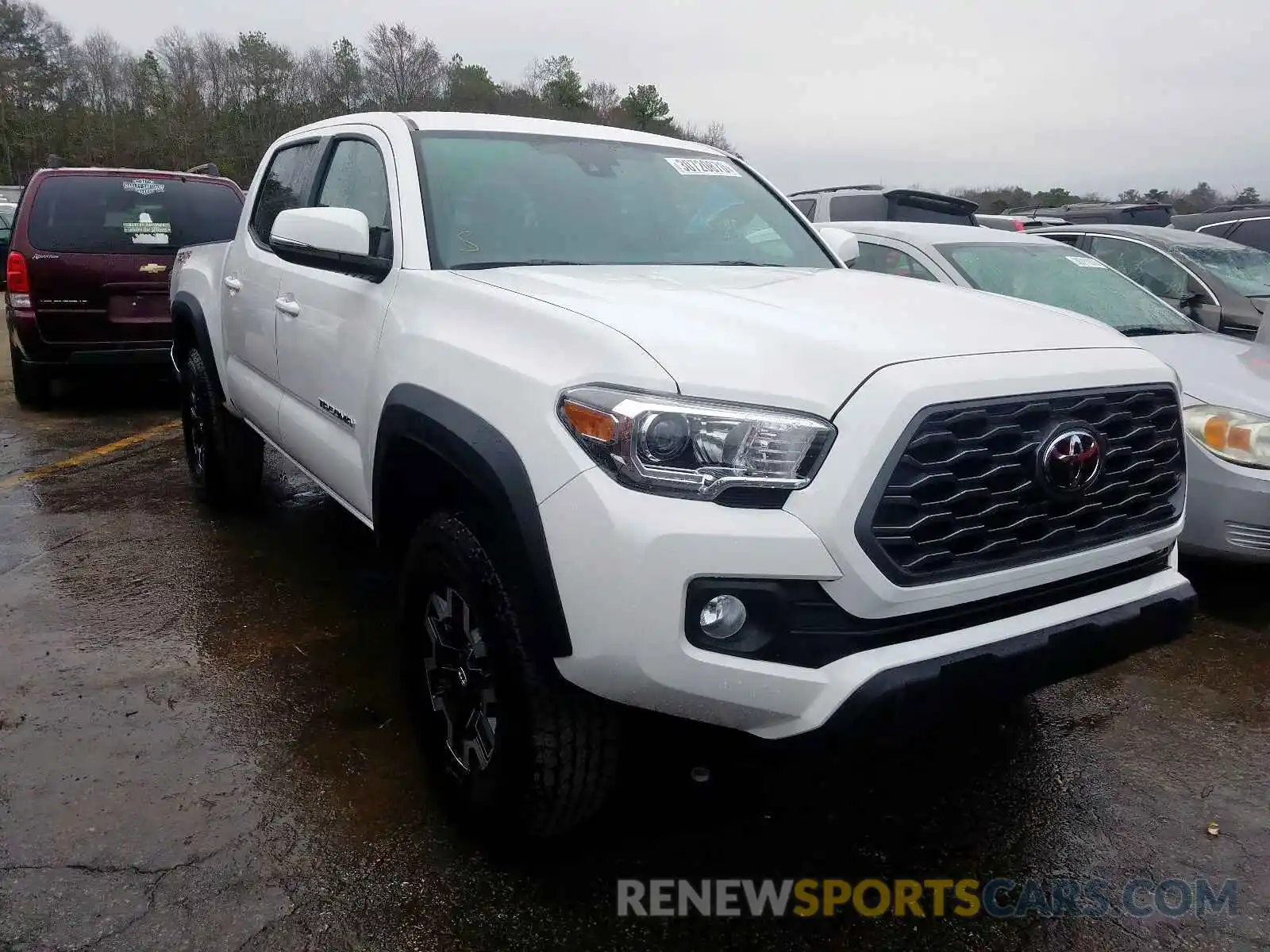 1 Photograph of a damaged car 3TMCZ5AN5LM309488 TOYOTA TACOMA 2020