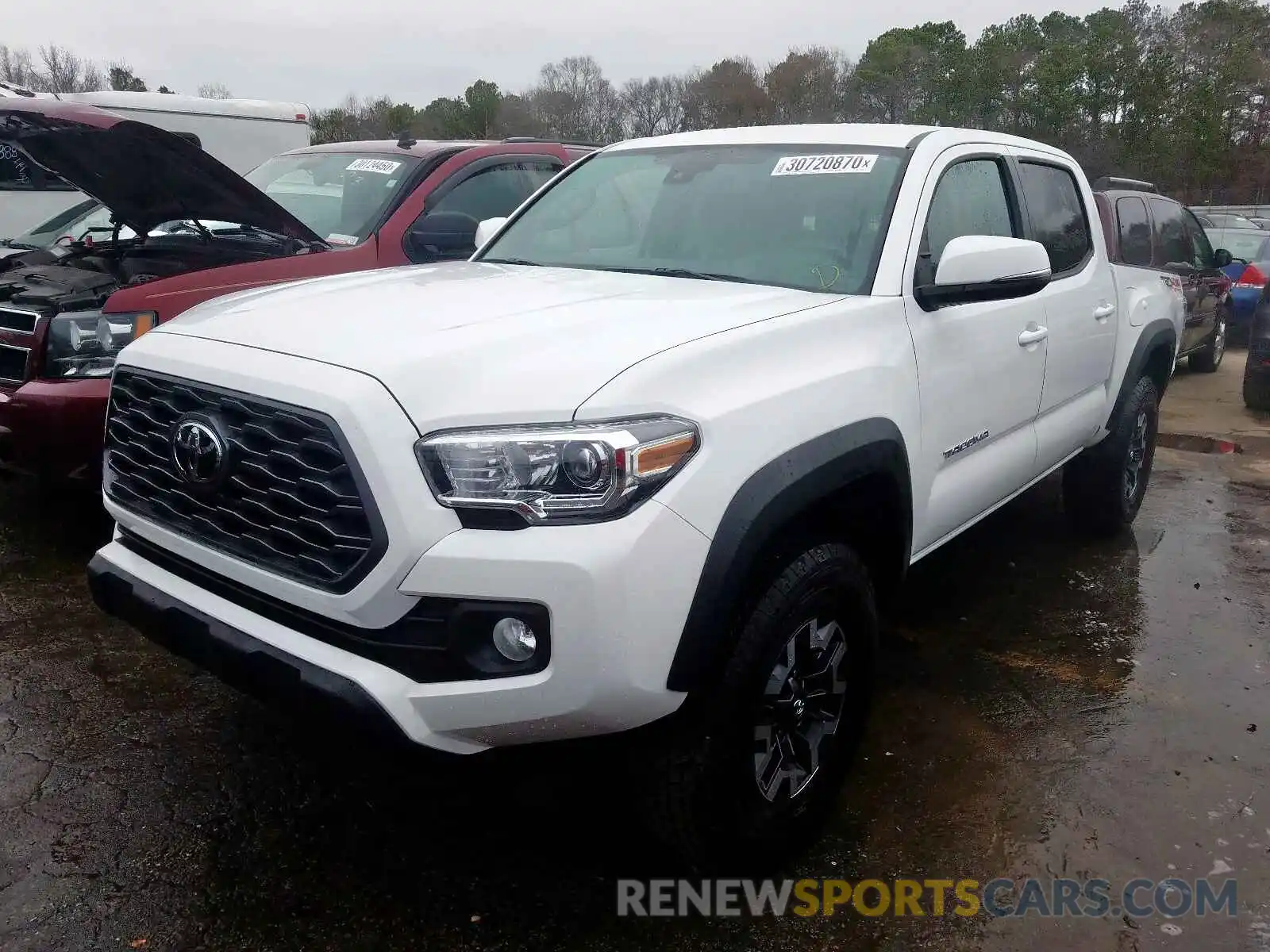 2 Photograph of a damaged car 3TMCZ5AN5LM309488 TOYOTA TACOMA 2020