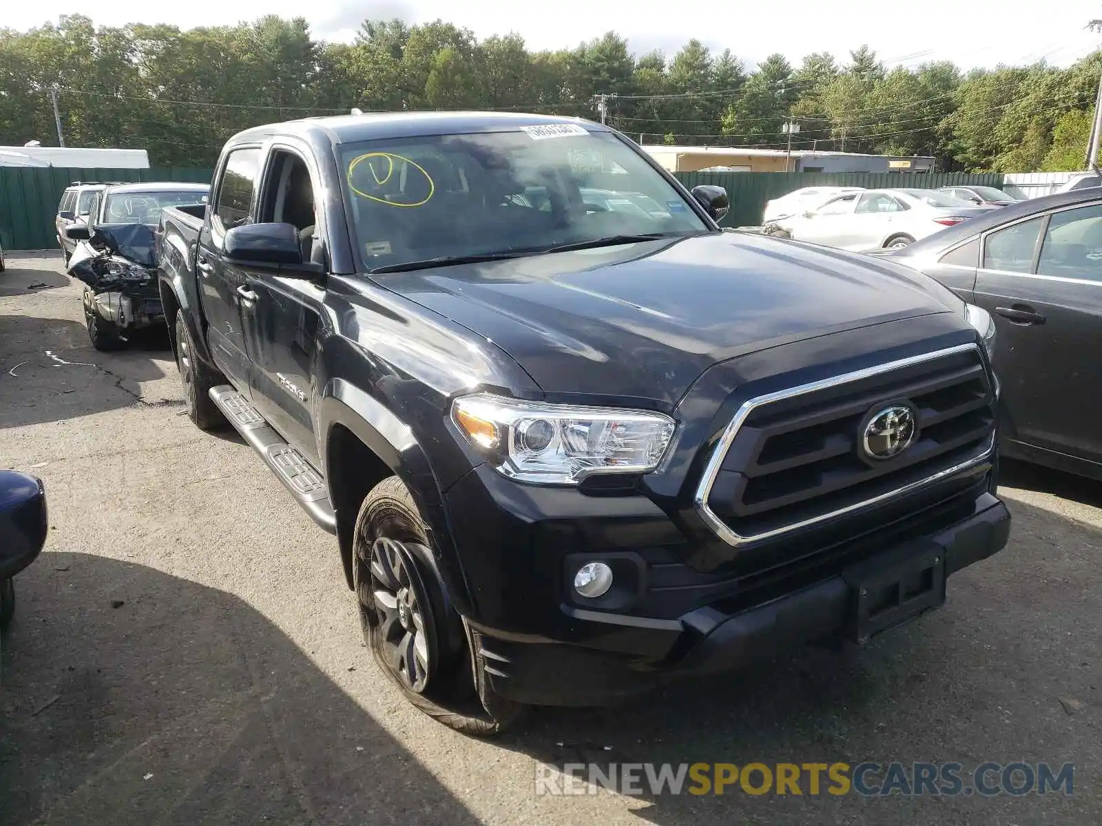 1 Photograph of a damaged car 3TMCZ5AN5LM310706 TOYOTA TACOMA 2020