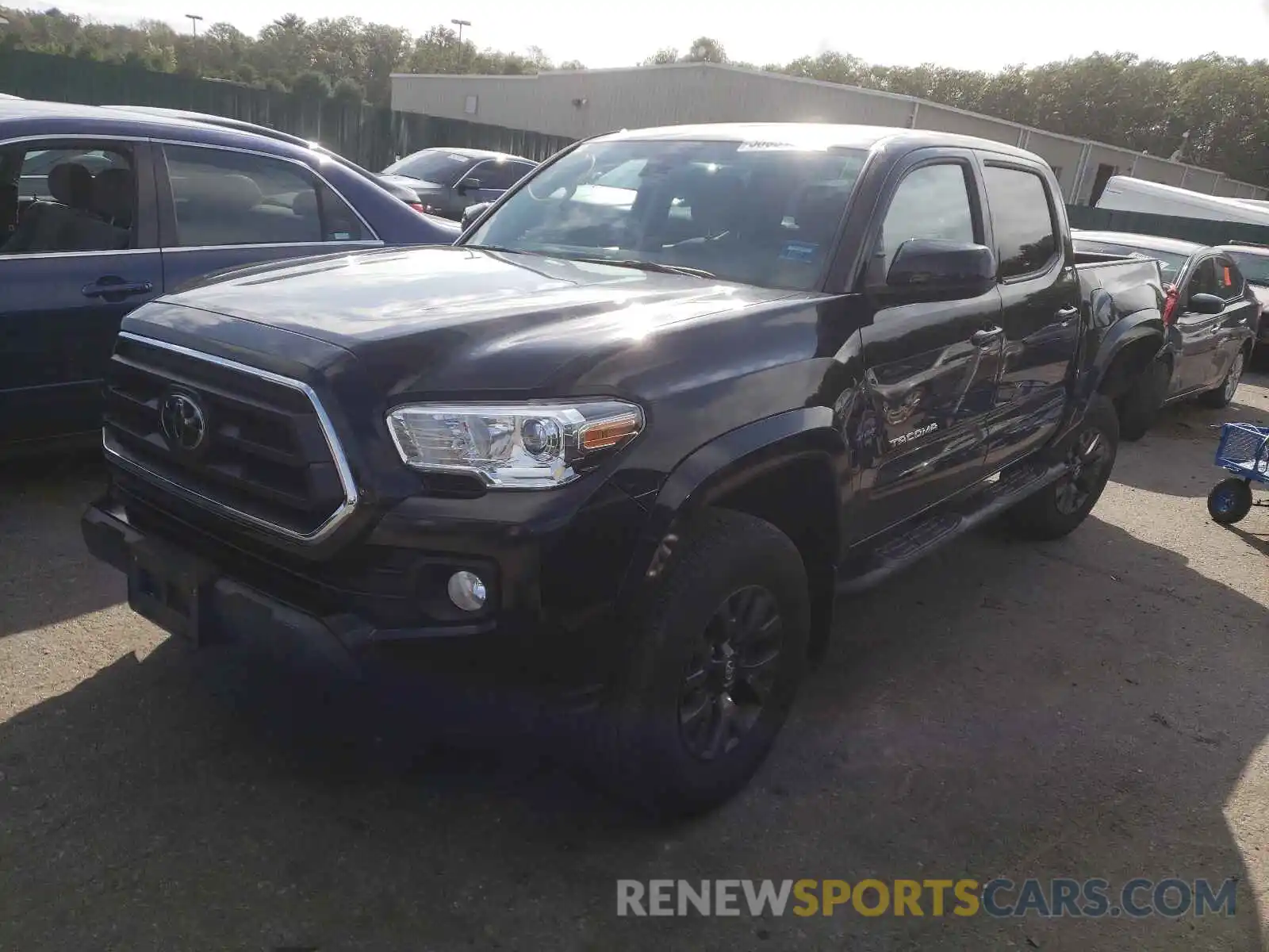 2 Photograph of a damaged car 3TMCZ5AN5LM310706 TOYOTA TACOMA 2020