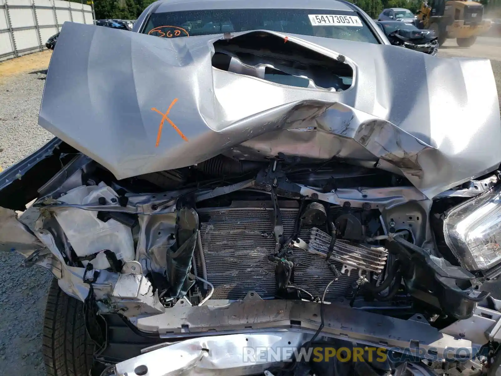 7 Photograph of a damaged car 3TMCZ5AN5LM312729 TOYOTA TACOMA 2020