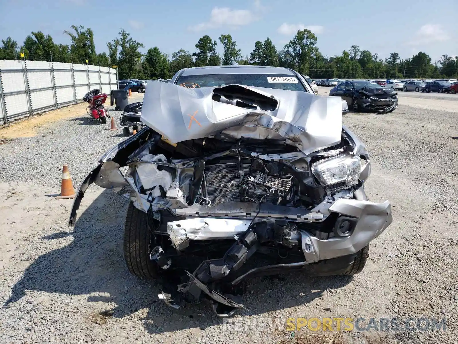 9 Photograph of a damaged car 3TMCZ5AN5LM312729 TOYOTA TACOMA 2020