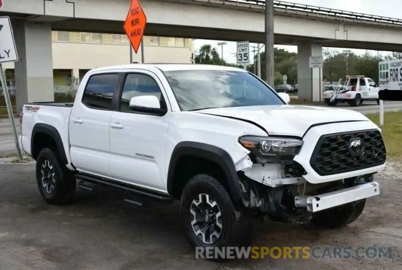 1 Фотография поврежденного автомобиля 3TMCZ5AN5LM314612 TOYOTA TACOMA 2020