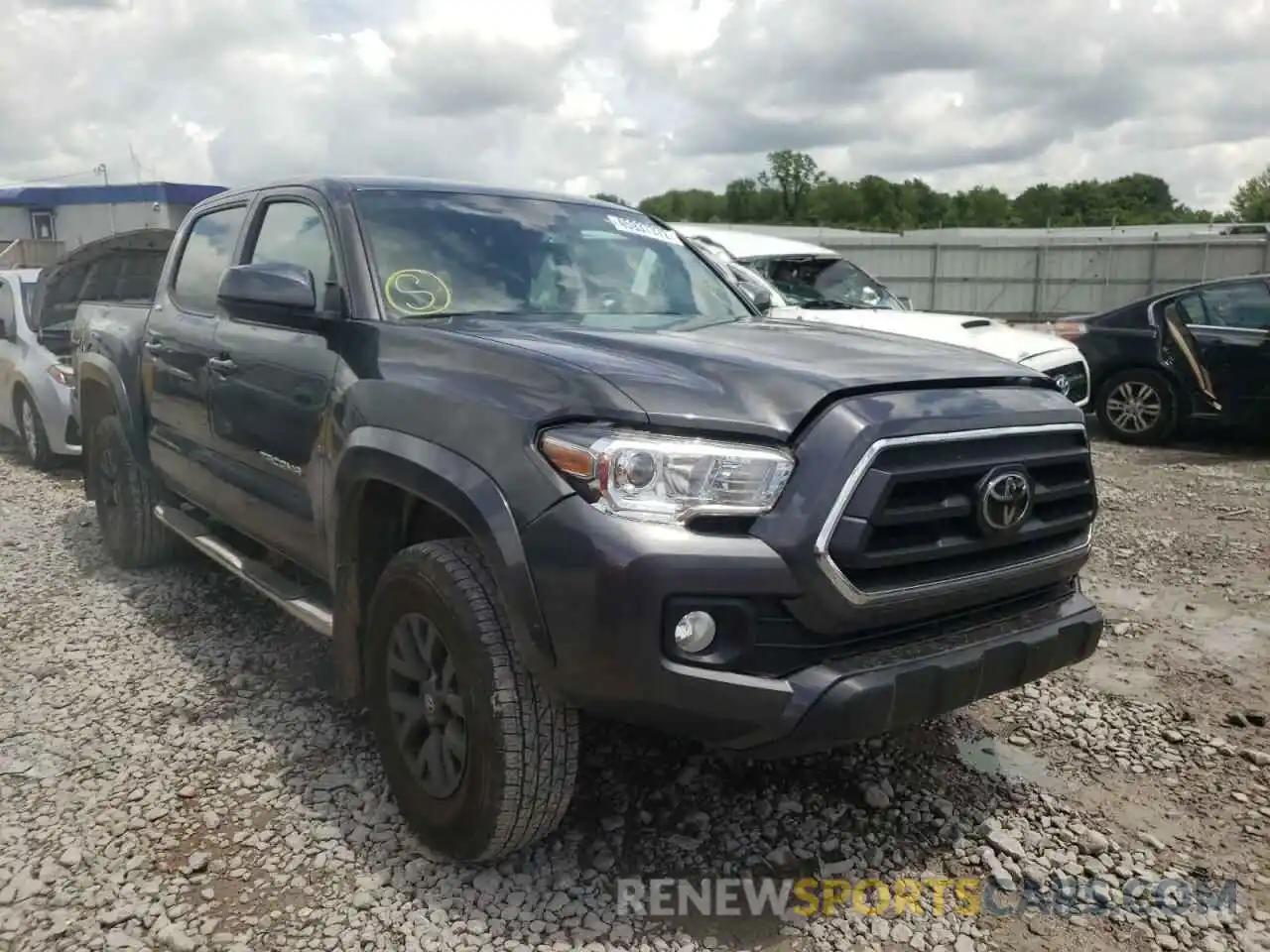 1 Photograph of a damaged car 3TMCZ5AN5LM318711 TOYOTA TACOMA 2020