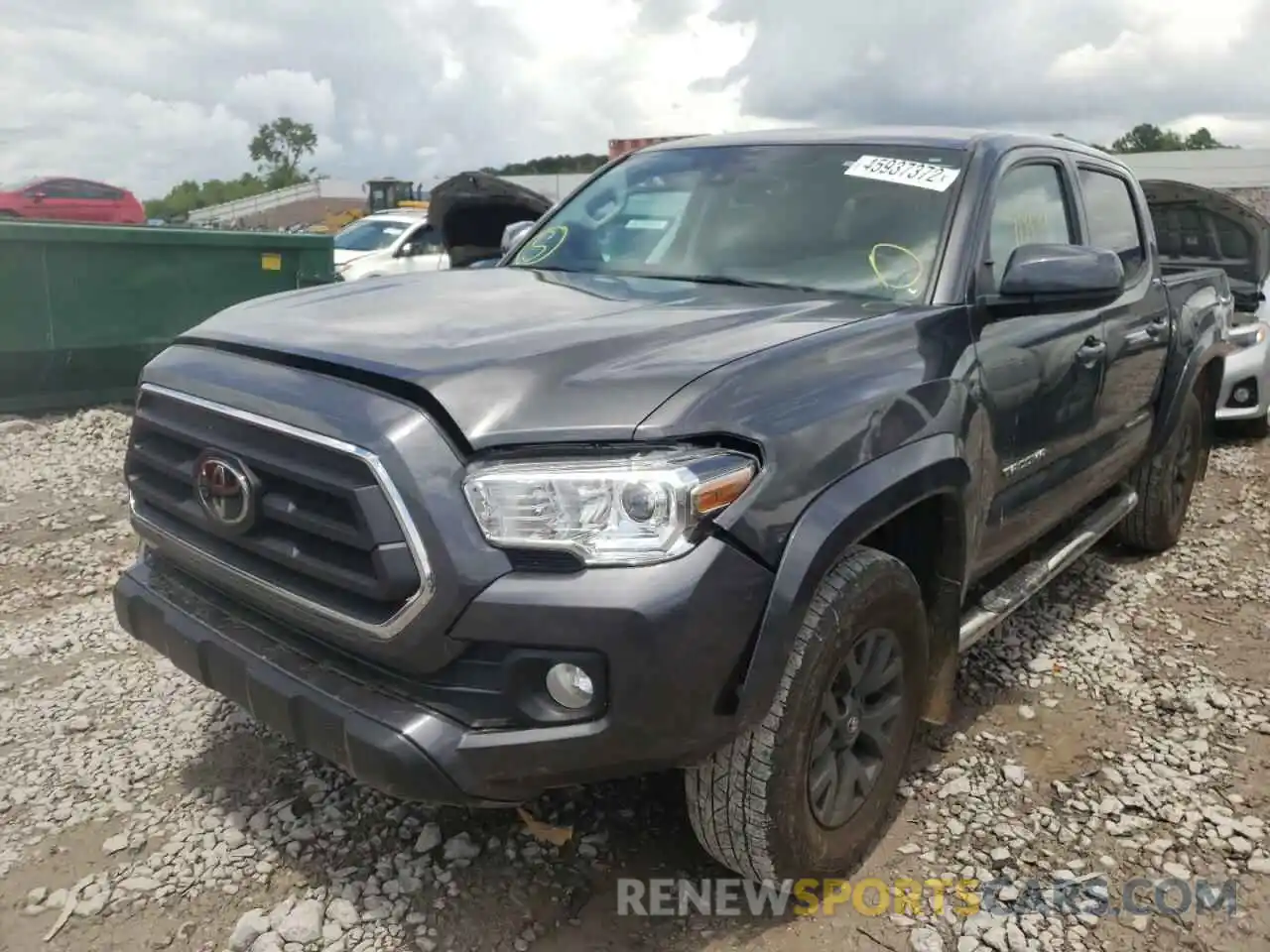 2 Photograph of a damaged car 3TMCZ5AN5LM318711 TOYOTA TACOMA 2020