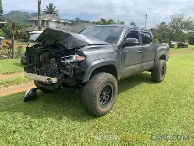 2 Photograph of a damaged car 3TMCZ5AN5LM320412 TOYOTA TACOMA 2020