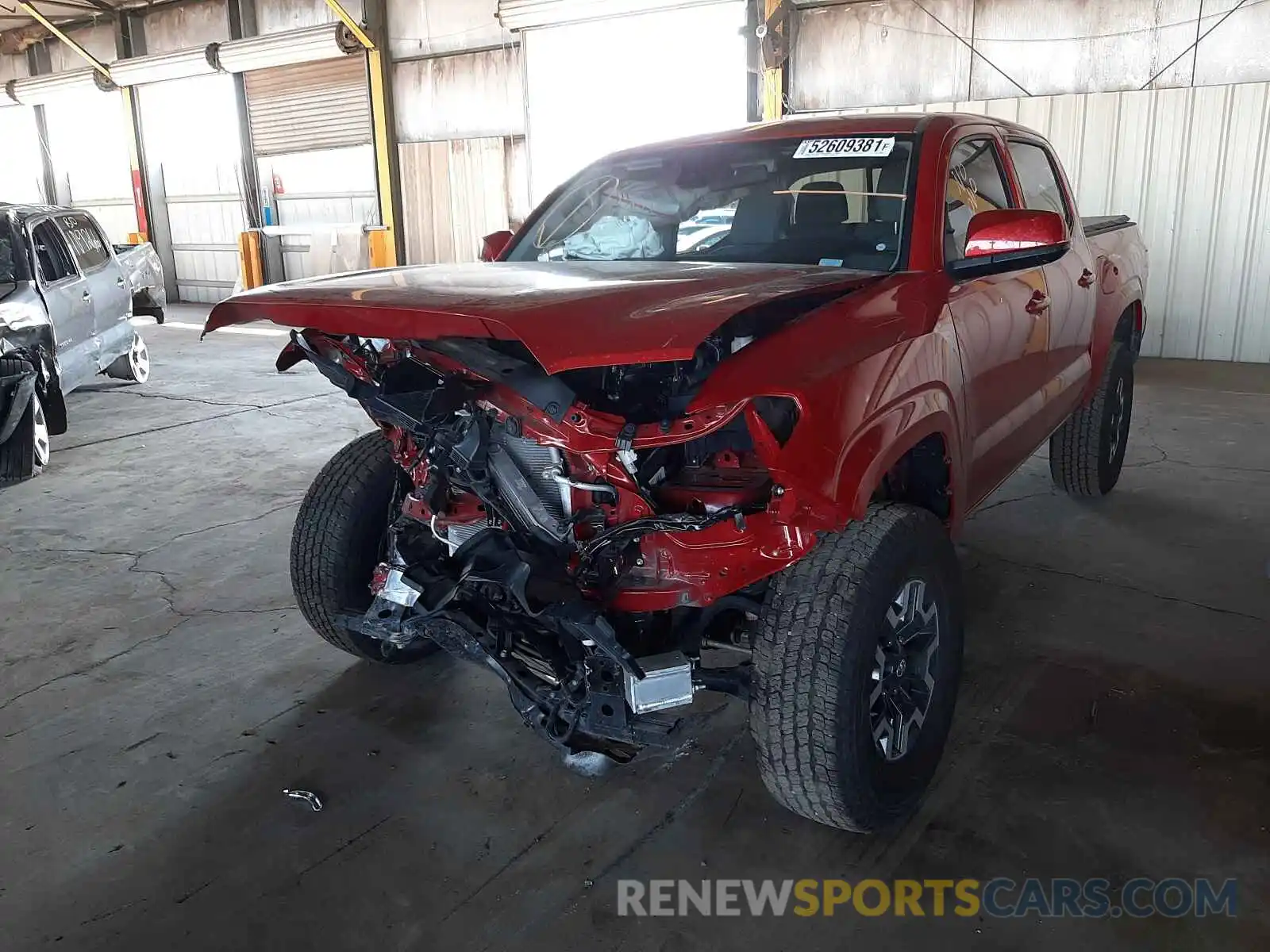 2 Photograph of a damaged car 3TMCZ5AN5LM320507 TOYOTA TACOMA 2020