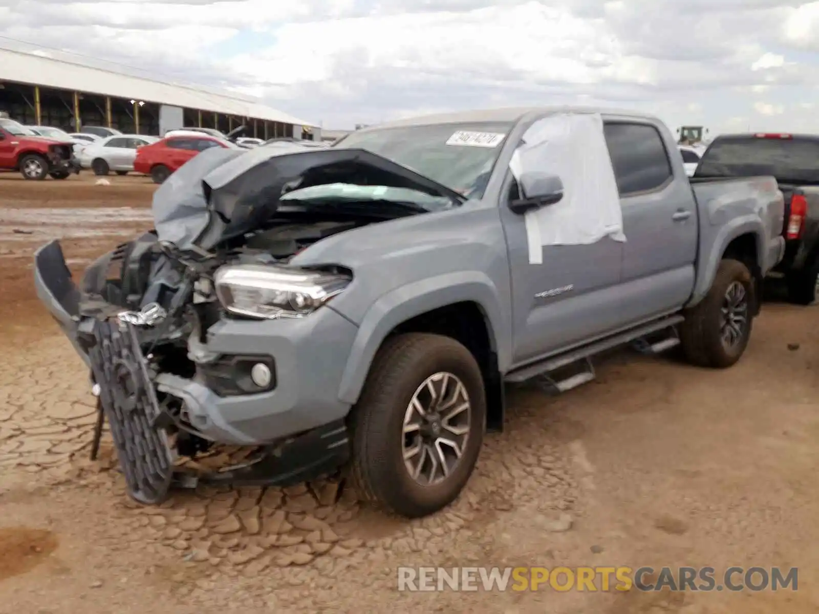 2 Photograph of a damaged car 3TMCZ5AN5LM320880 TOYOTA TACOMA 2020