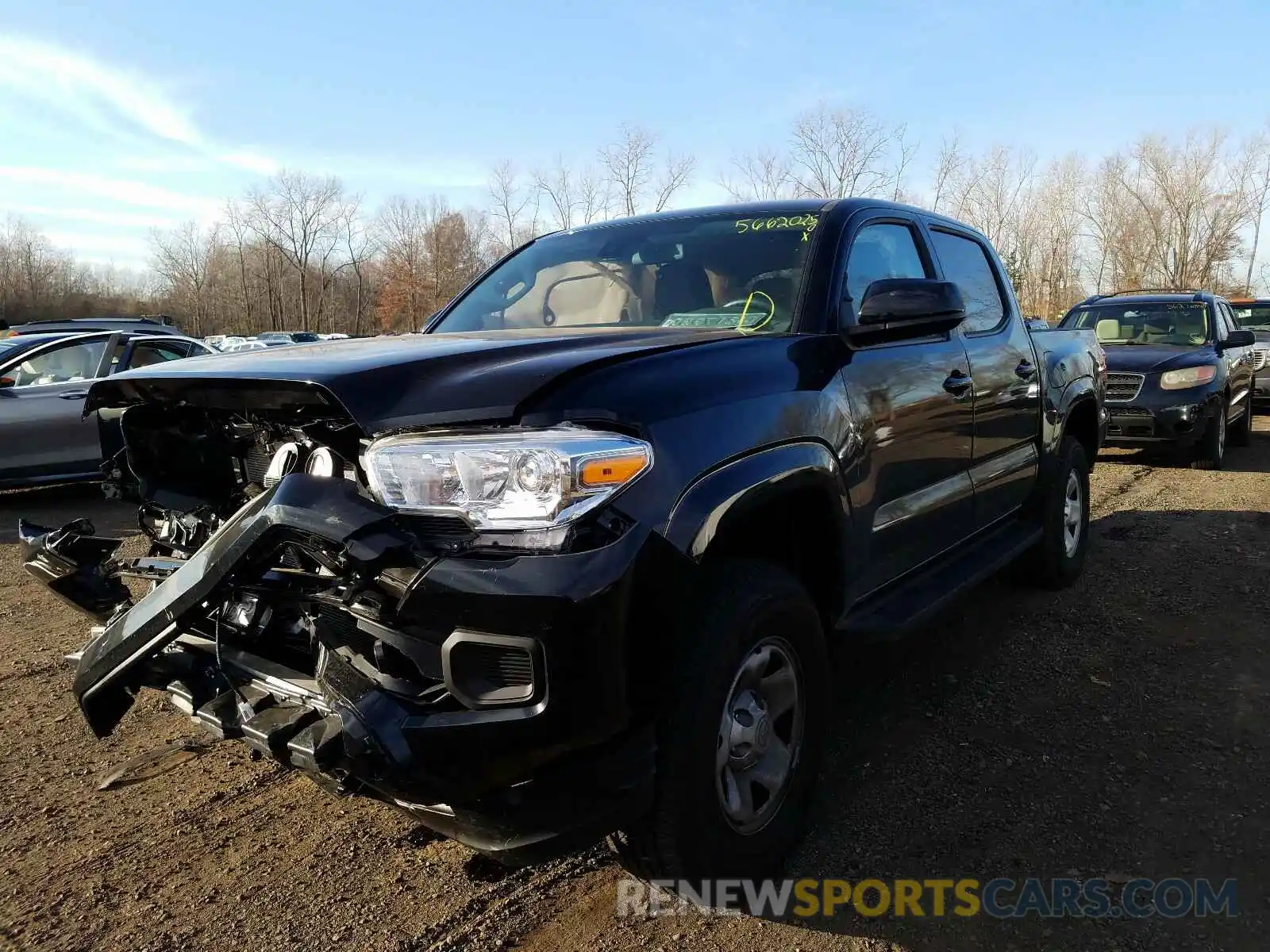 2 Photograph of a damaged car 3TMCZ5AN5LM326453 TOYOTA TACOMA 2020