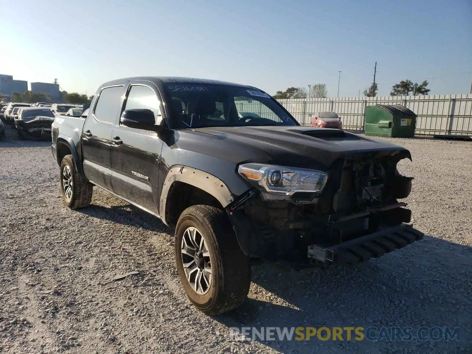 1 Photograph of a damaged car 3TMCZ5AN5LM326484 TOYOTA TACOMA 2020