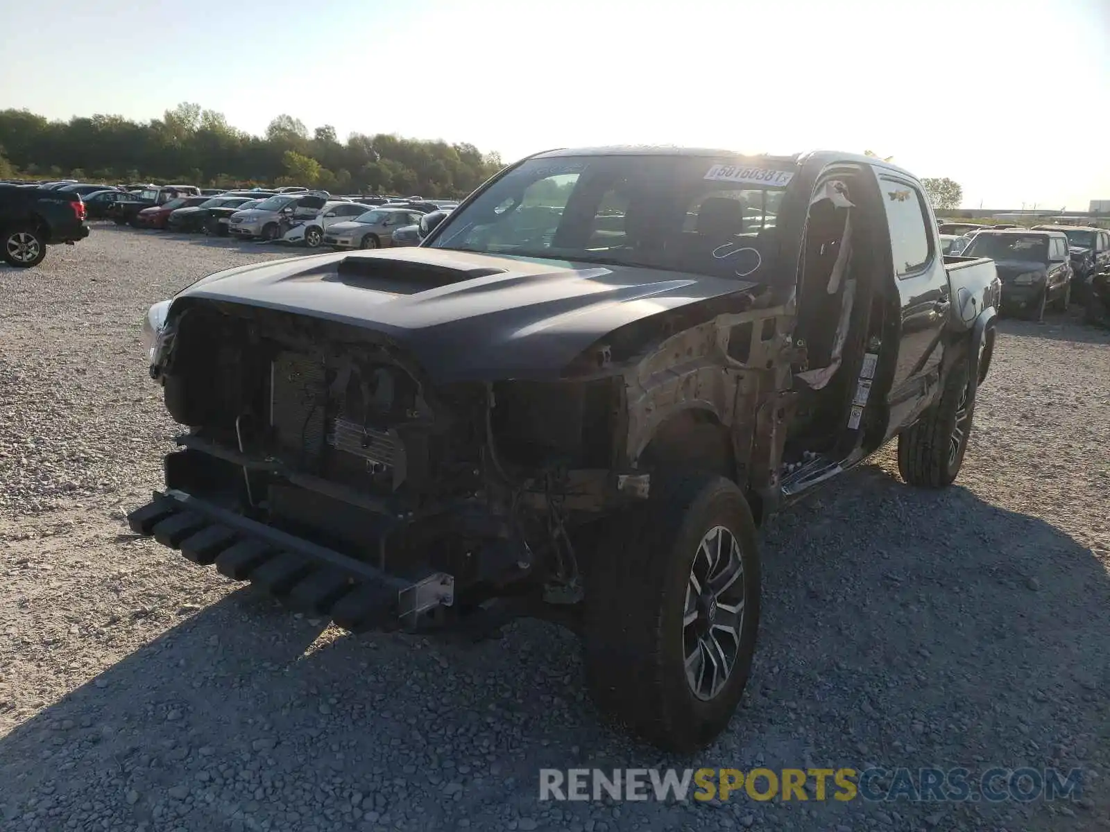 2 Photograph of a damaged car 3TMCZ5AN5LM326484 TOYOTA TACOMA 2020