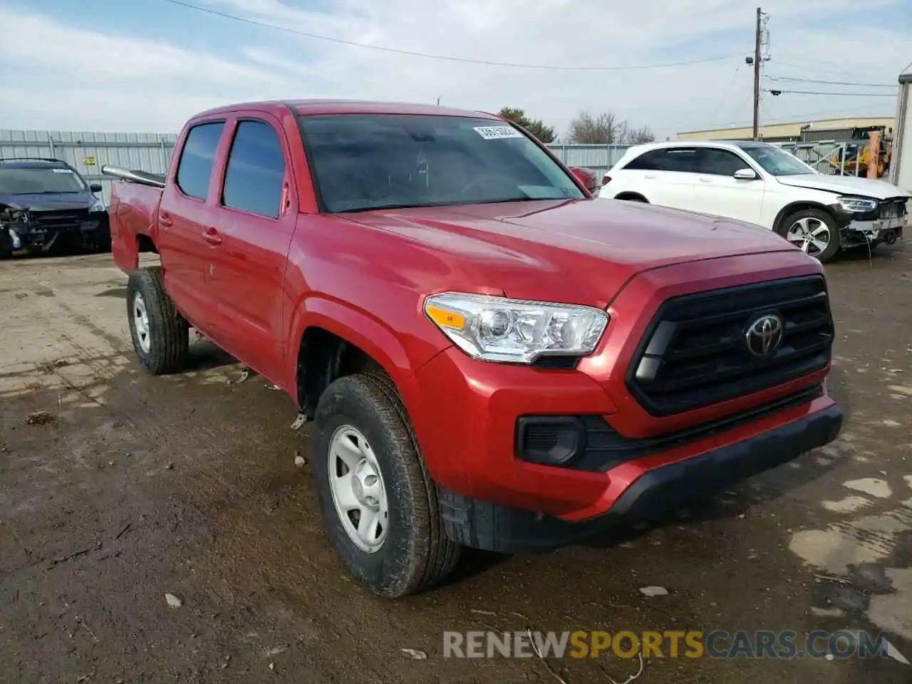 1 Photograph of a damaged car 3TMCZ5AN5LM342720 TOYOTA TACOMA 2020