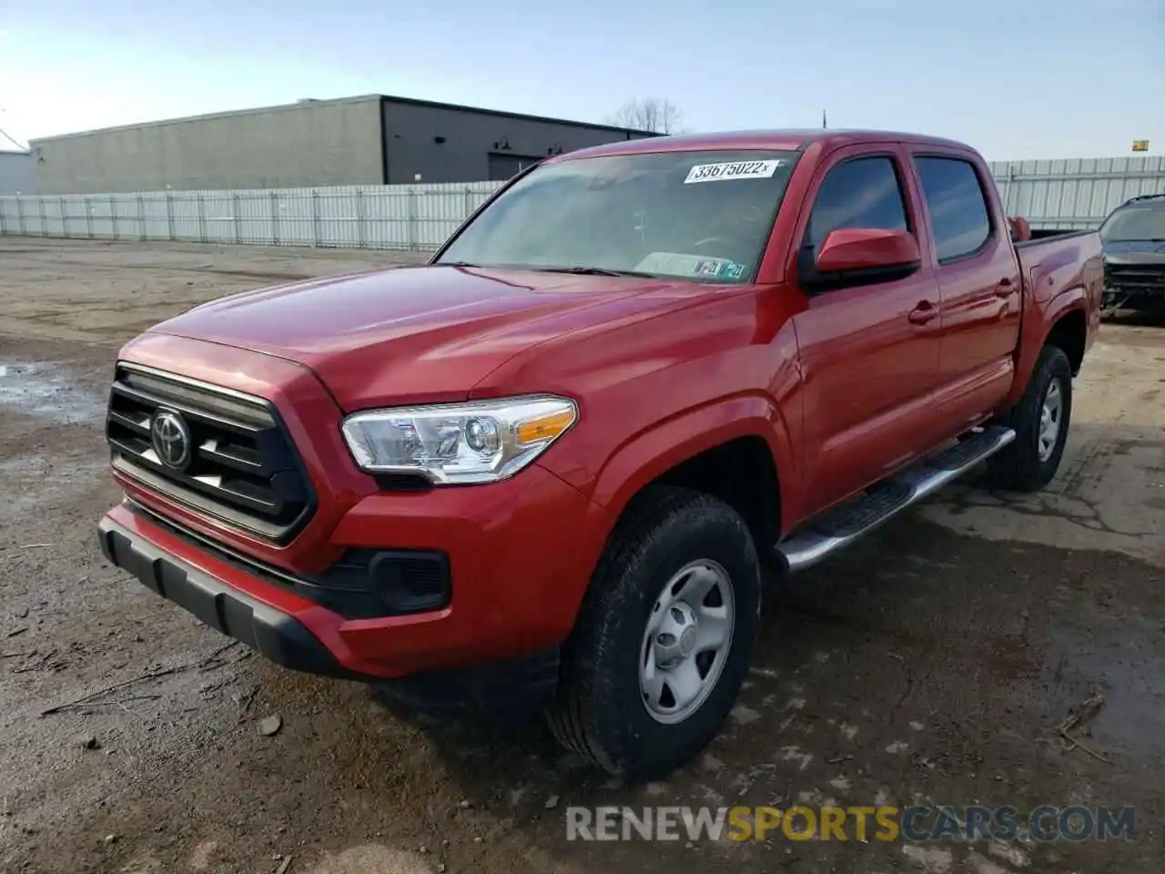 2 Photograph of a damaged car 3TMCZ5AN5LM342720 TOYOTA TACOMA 2020