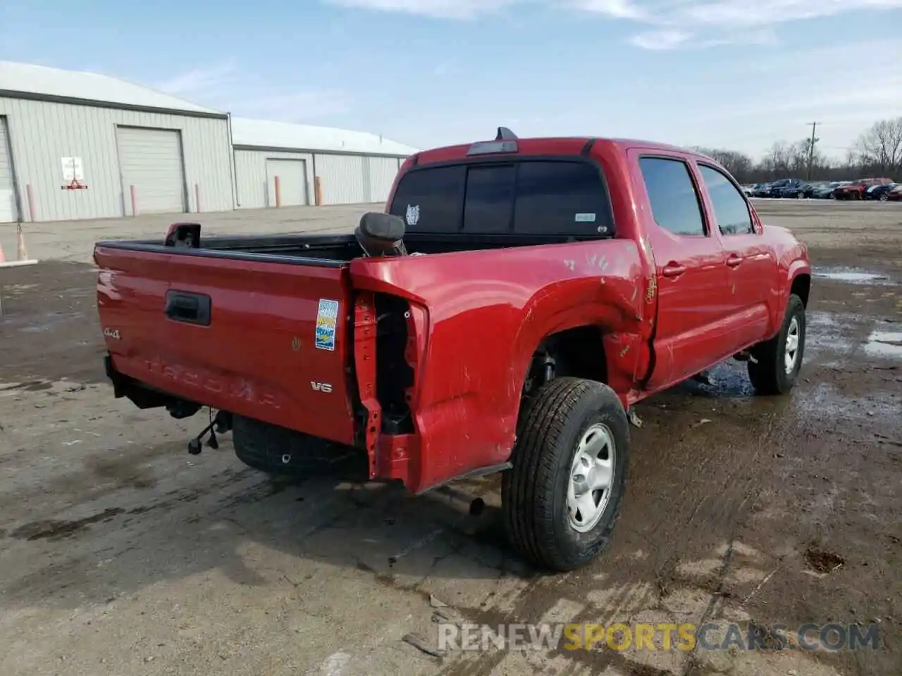 4 Photograph of a damaged car 3TMCZ5AN5LM342720 TOYOTA TACOMA 2020