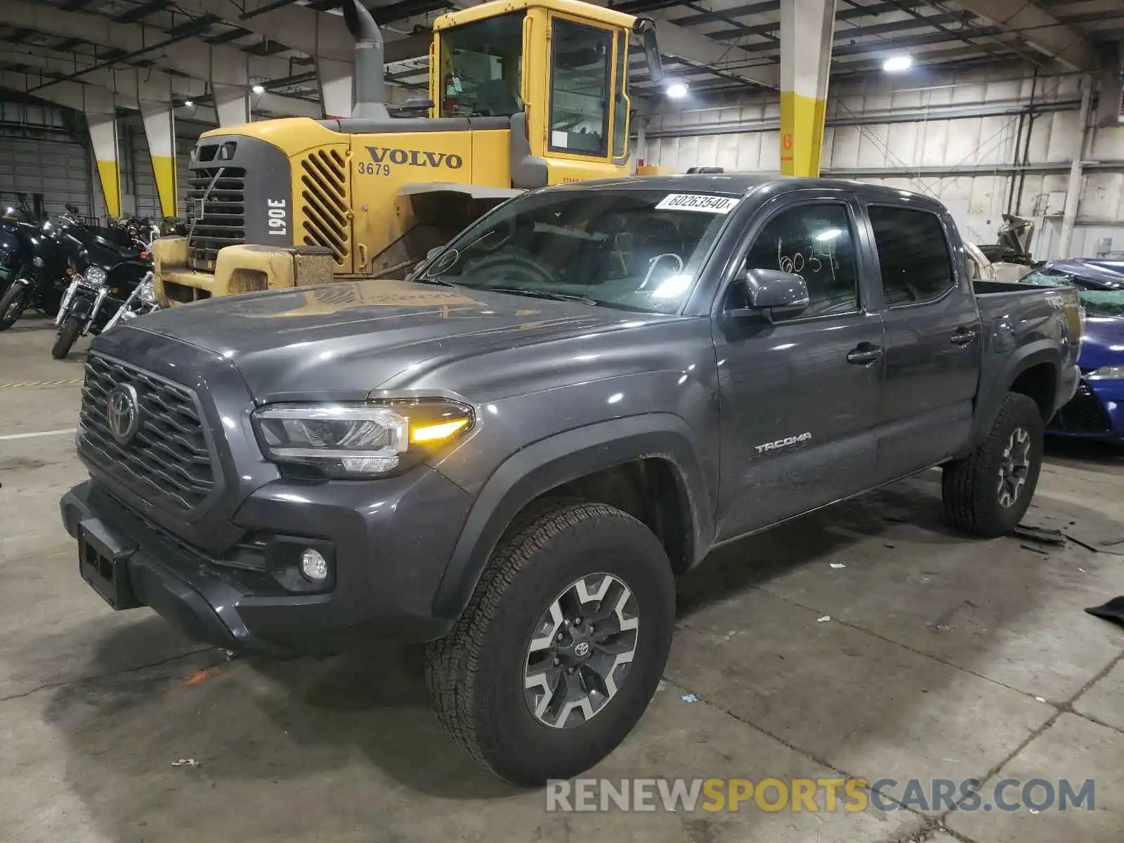 2 Photograph of a damaged car 3TMCZ5AN5LM348985 TOYOTA TACOMA 2020