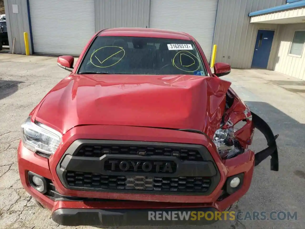 7 Photograph of a damaged car 3TMCZ5AN5LM359534 TOYOTA TACOMA 2020