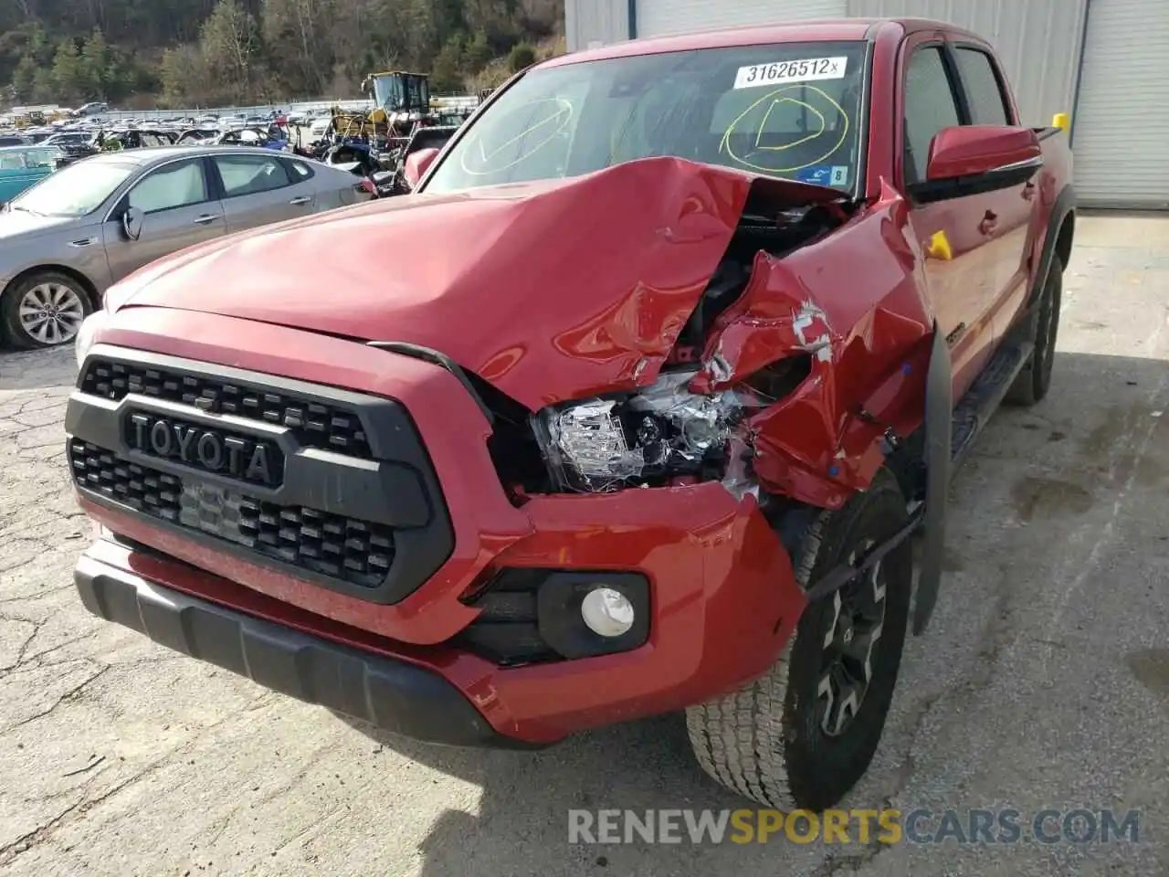 9 Photograph of a damaged car 3TMCZ5AN5LM359534 TOYOTA TACOMA 2020