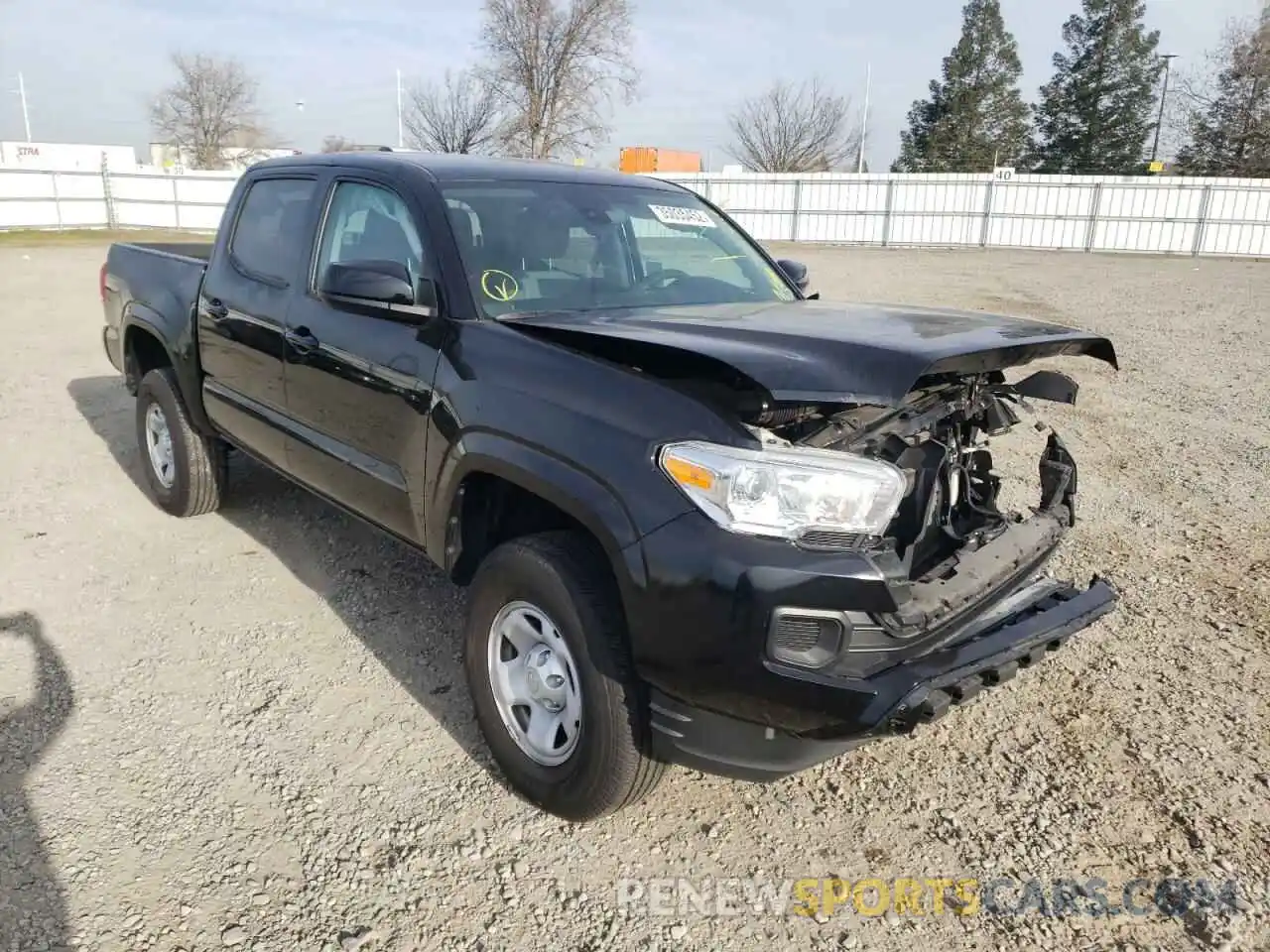 1 Photograph of a damaged car 3TMCZ5AN5LM362403 TOYOTA TACOMA 2020