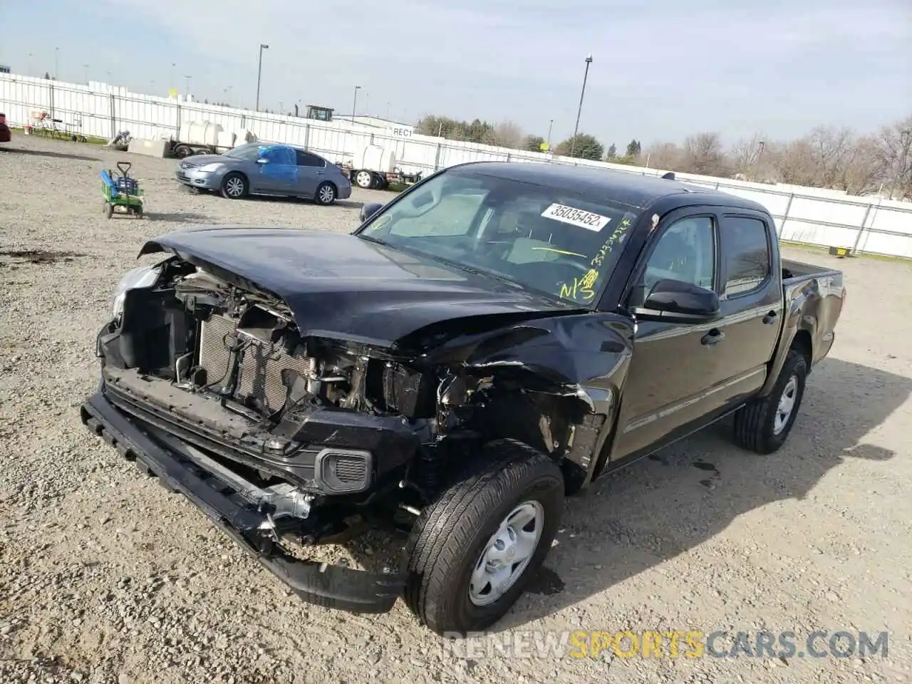 2 Photograph of a damaged car 3TMCZ5AN5LM362403 TOYOTA TACOMA 2020