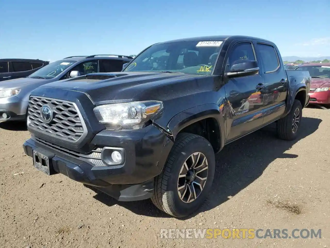 2 Photograph of a damaged car 3TMCZ5AN5LM364135 TOYOTA TACOMA 2020