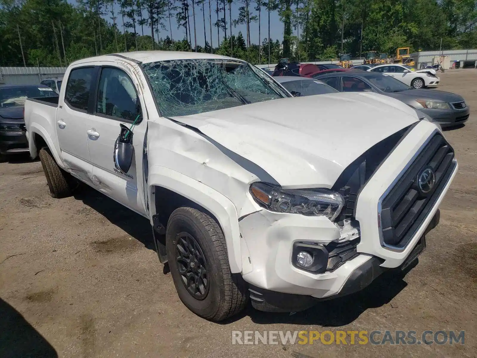 1 Photograph of a damaged car 3TMCZ5AN5LM365656 TOYOTA TACOMA 2020