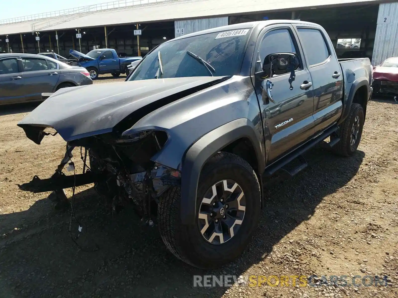 2 Photograph of a damaged car 3TMCZ5AN5LM366810 TOYOTA TACOMA 2020