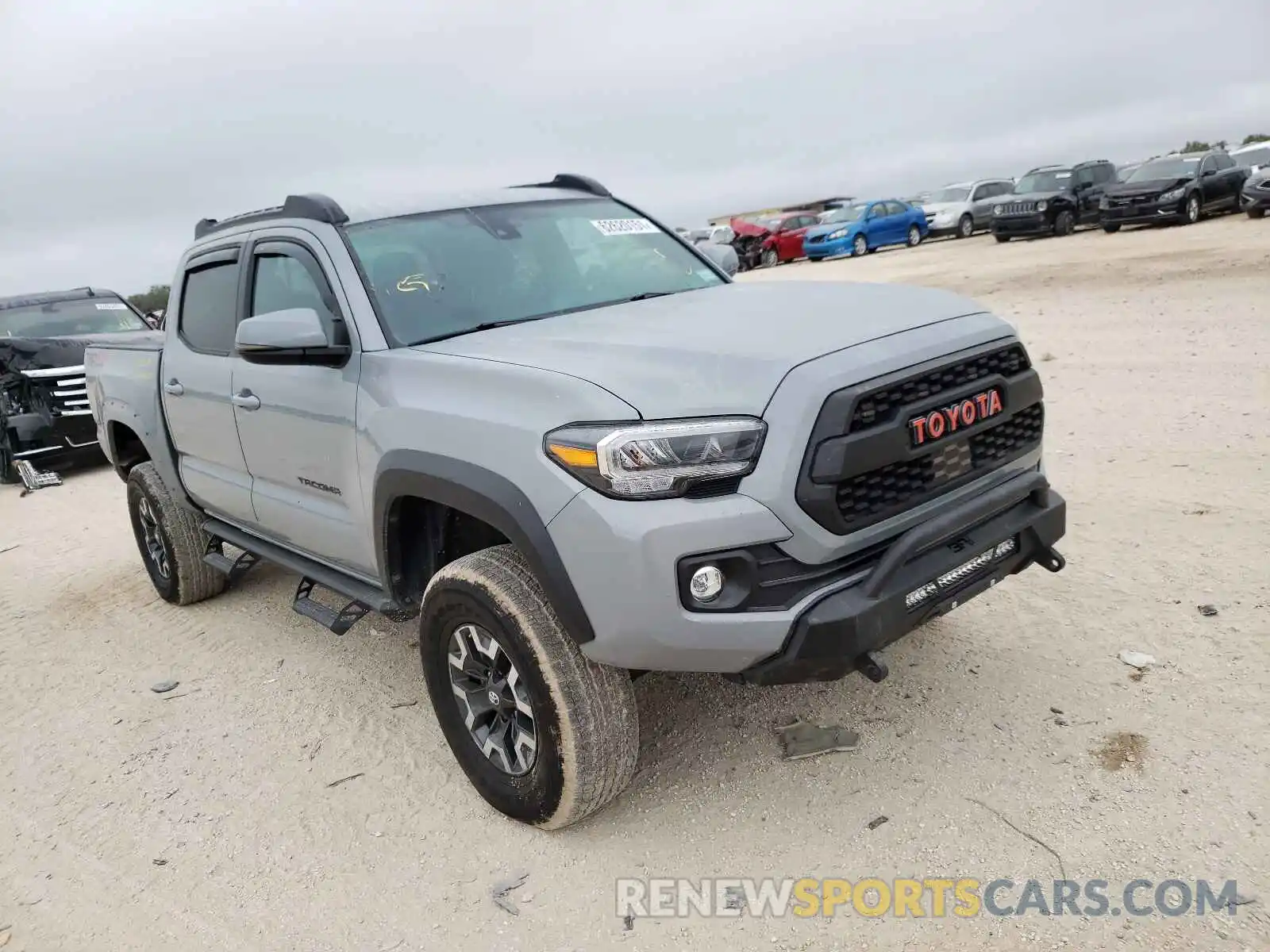 1 Photograph of a damaged car 3TMCZ5AN5LM367326 TOYOTA TACOMA 2020