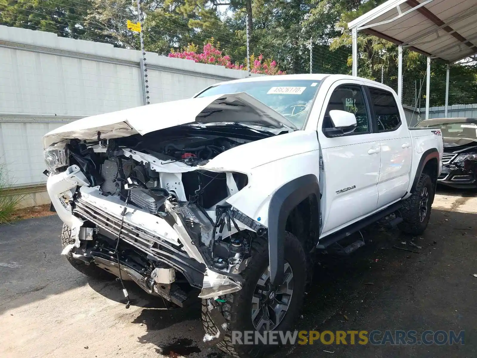 2 Photograph of a damaged car 3TMCZ5AN6LM288537 TOYOTA TACOMA 2020