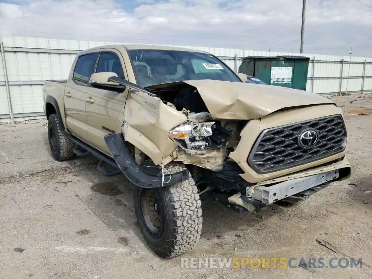 1 Photograph of a damaged car 3TMCZ5AN6LM294466 TOYOTA TACOMA 2020